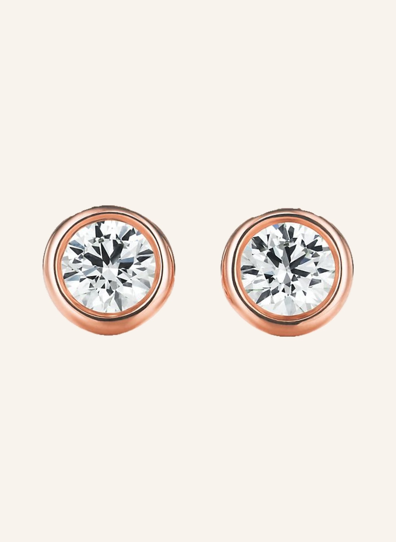 TIFFANY & Co. Ohrringe ELSA PERETTI® DIAMONDS BY THE YARD® aus 18 Karat Roségold, Farbe: ROSÉGOLD (Bild 1)