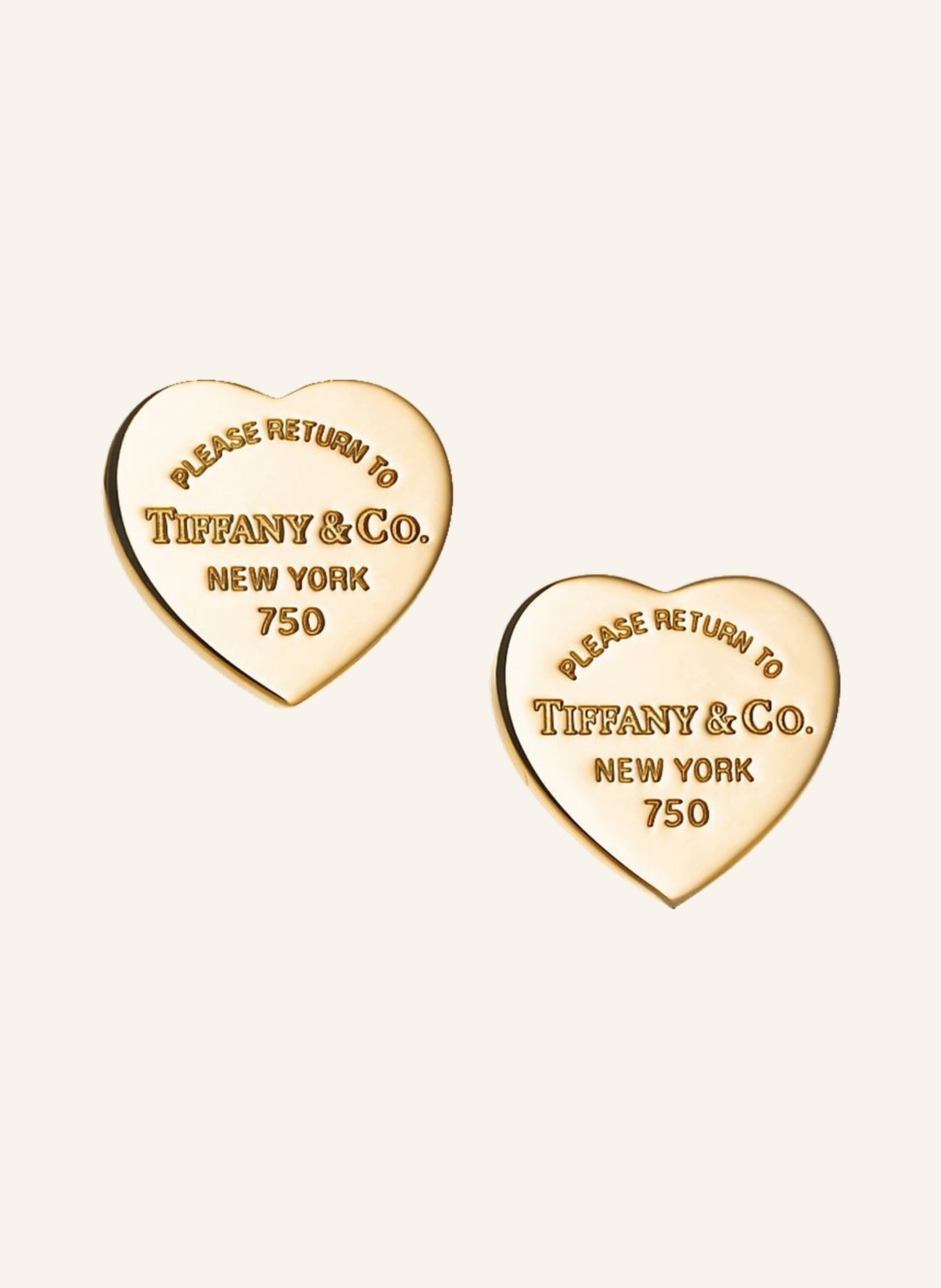 TIFFANY & Co. Kolczyki RETURN TO TIFFANY™ z 18-karatowego żółtego złota: ZŁOTY