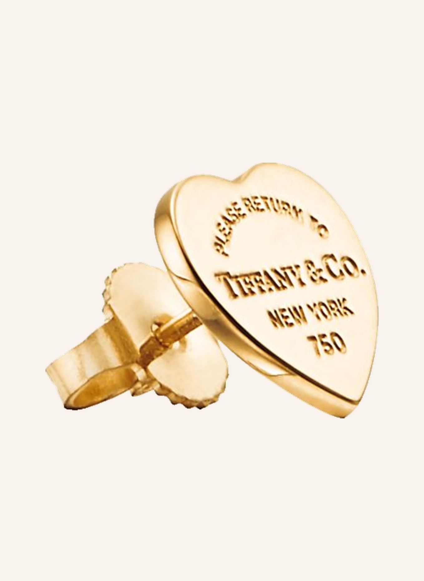 TIFFANY & Co. Kolczyki RETURN TO TIFFANY™ z 18-karatowego żółtego złota: ZŁOTY