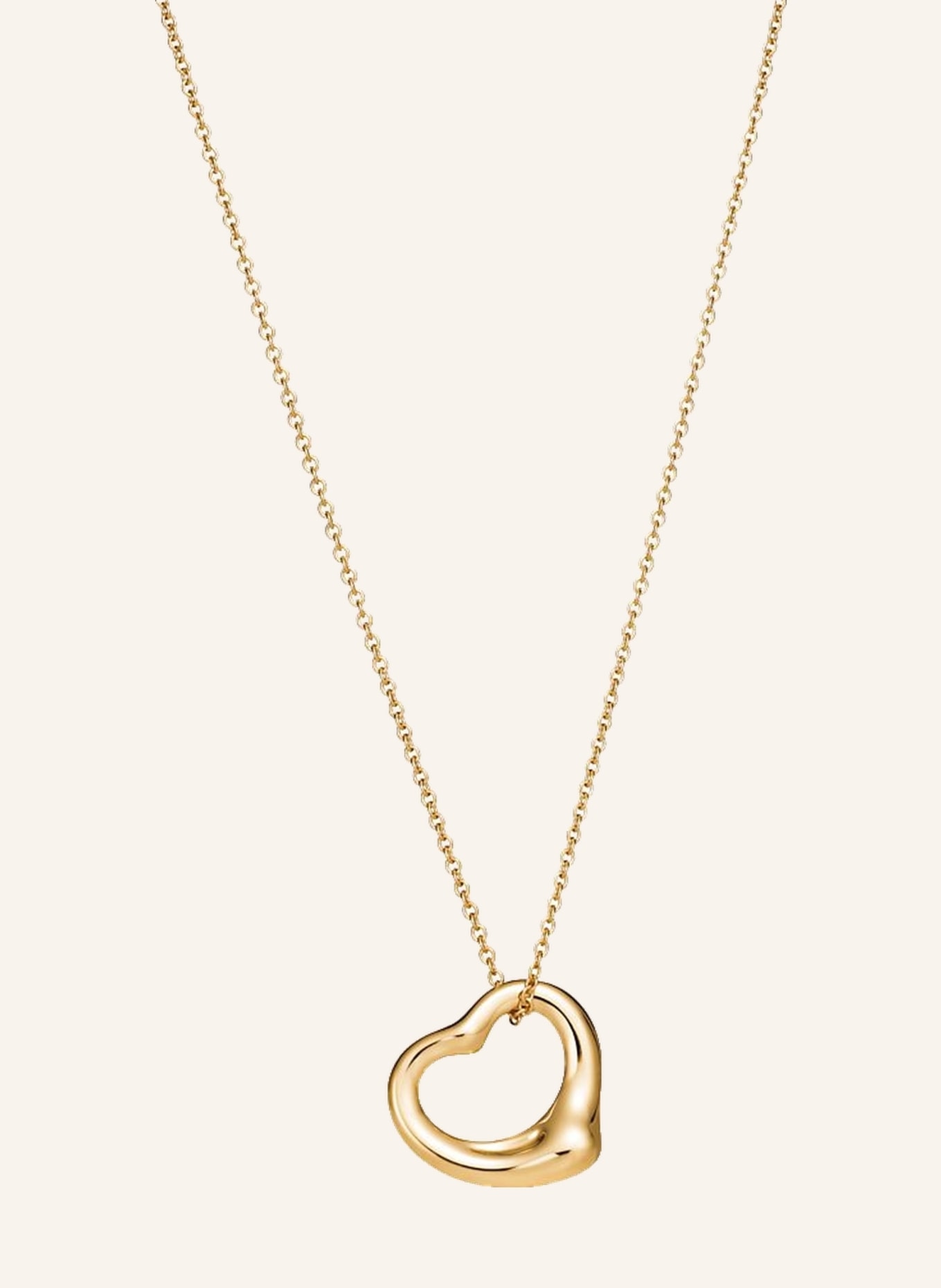 TIFFANY & Co. Halskette ELSA PERETTI® OPEN HEART aus 18 Karat Gold, Farbe: GOLD (Bild 1)