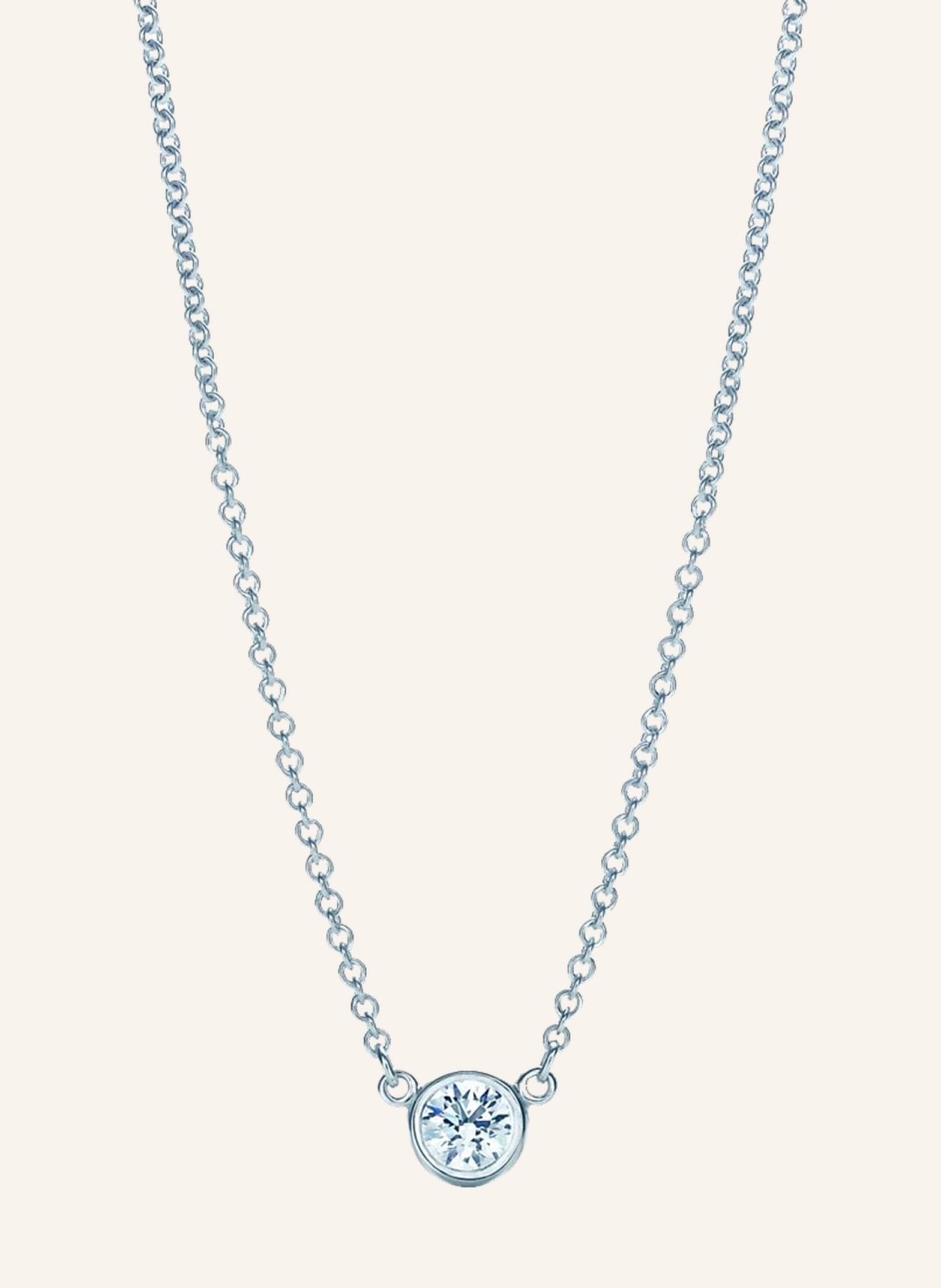 TIFFANY & Co. Halskette ELSA PERETTI® DIAMONDS BY THE YARD® aus Platin, Farbe: PLATIN (Bild 1)