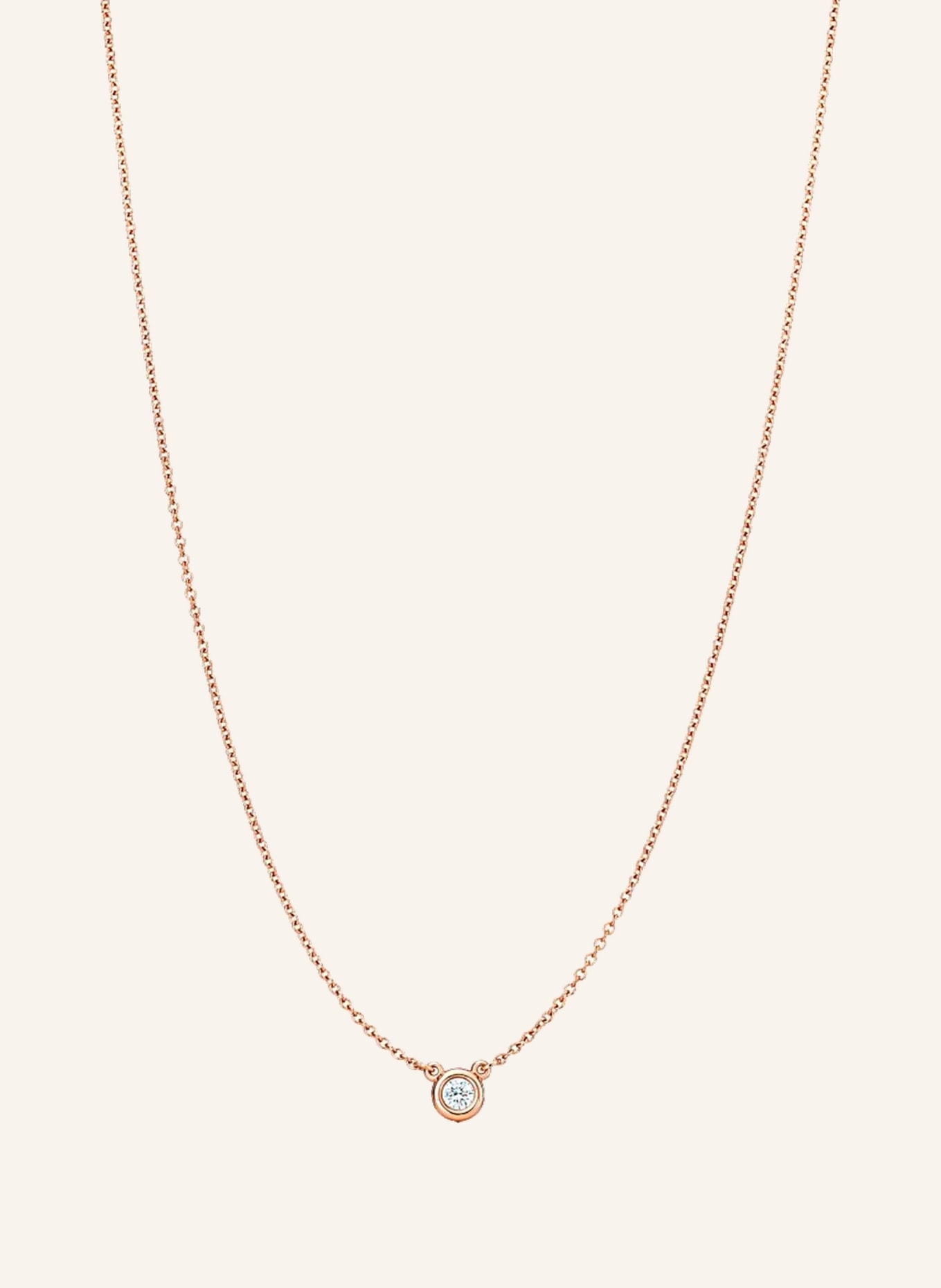 TIFFANY & Co. Halskette ELSA PERETTI® DIAMONDS BY THE YARD® aus 18 Karat Roségold, Farbe: ROSÉGOLD (Bild 1)