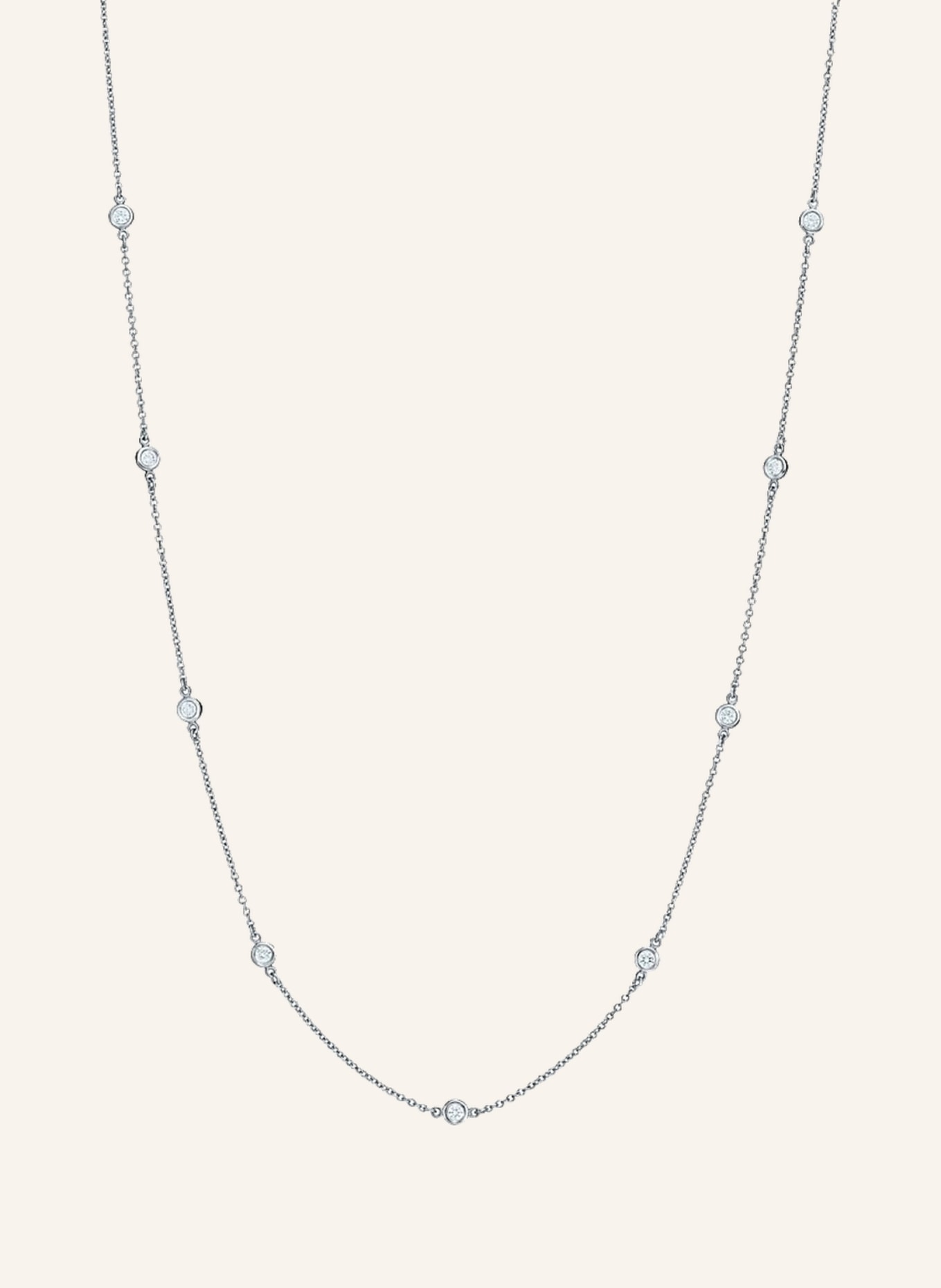 TIFFANY & Co. Halskette ELSA PERETTI® DIAMONDS BY THE YARD® aus Platin, Farbe: PLATIN (Bild 1)