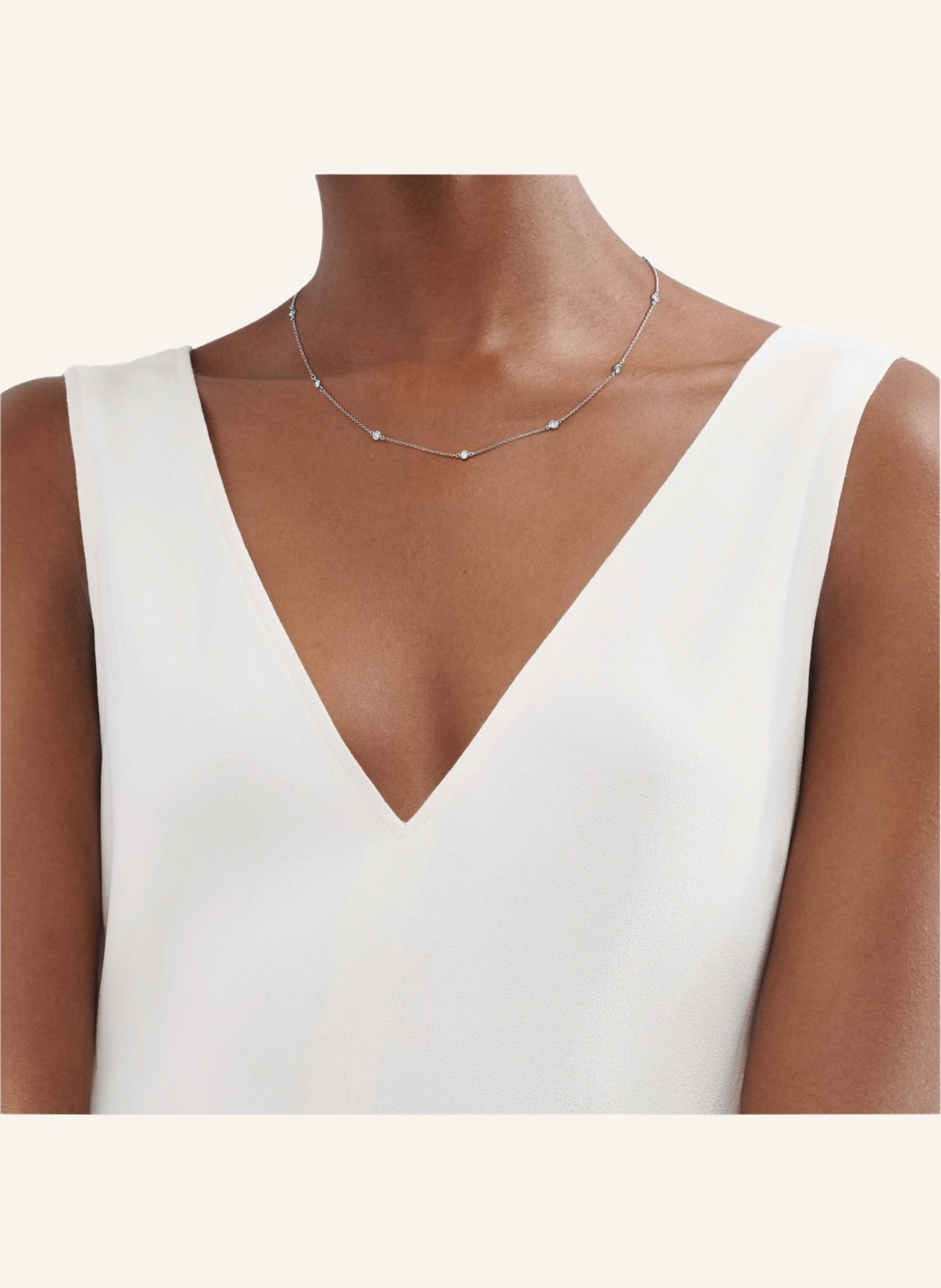 TIFFANY & Co. Halskette ELSA PERETTI® DIAMONDS BY THE YARD® aus Platin, Farbe: PLATIN (Bild 4)