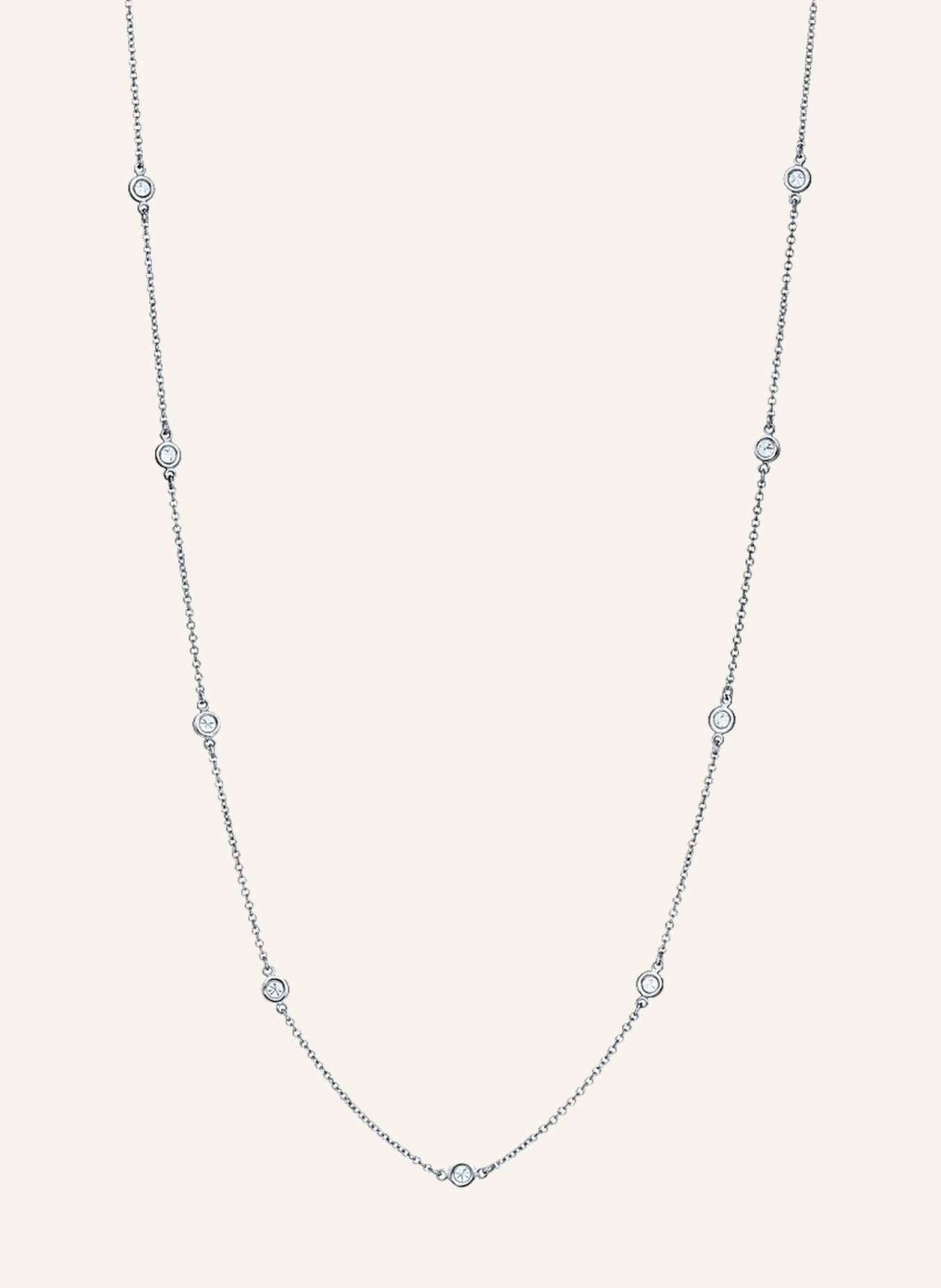 TIFFANY & Co. Halskette ELSA PERETTI® DIAMONDS BY THE YARD® aus Platin, Farbe: PLATIN (Bild 2)