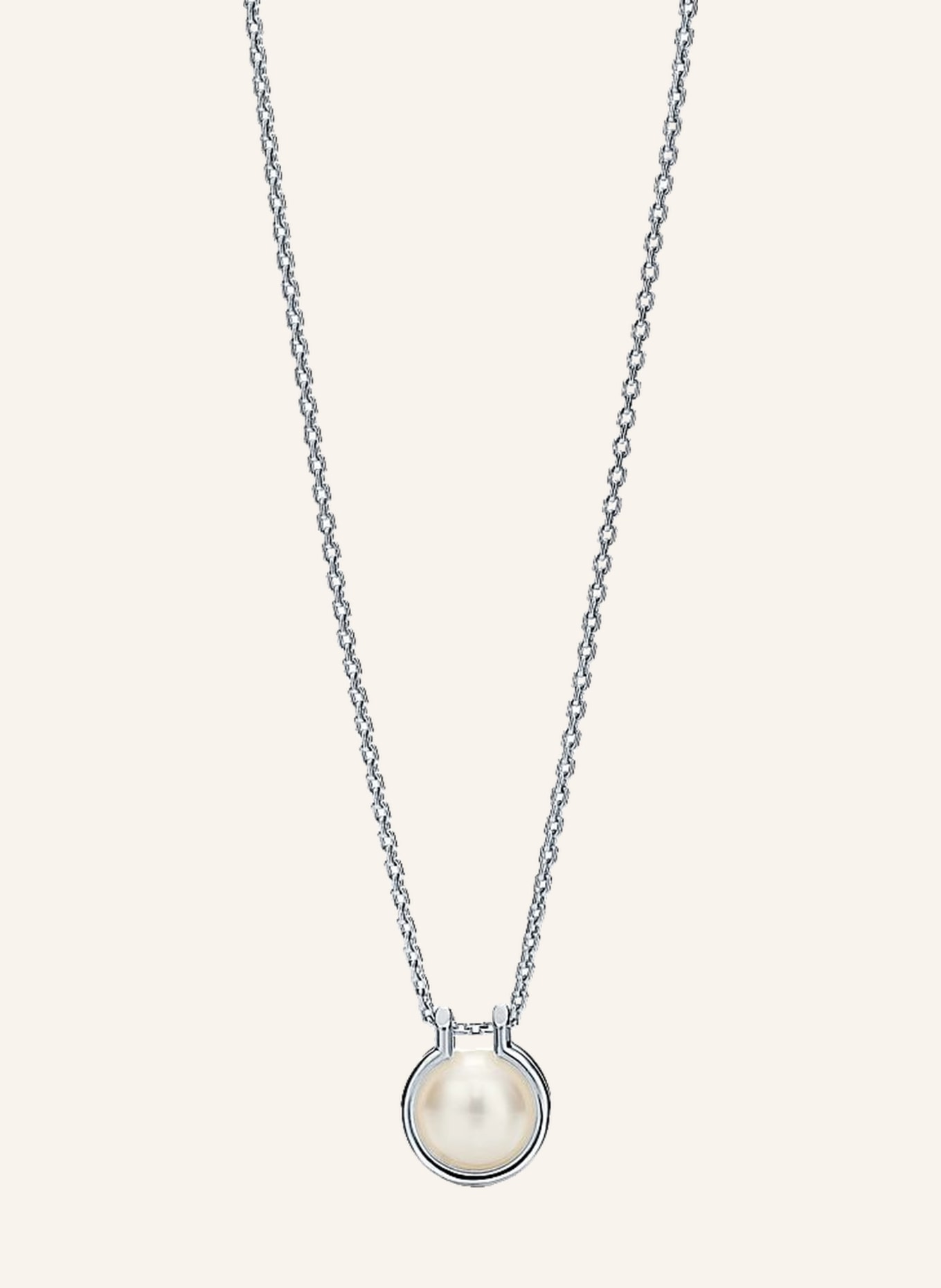 TIFFANY & Co. Naszyjnik TIFFANY HARDWEAR ze srebra sterling z perłą słodkowodną, Kolor: SREBRNY (Obrazek 1)