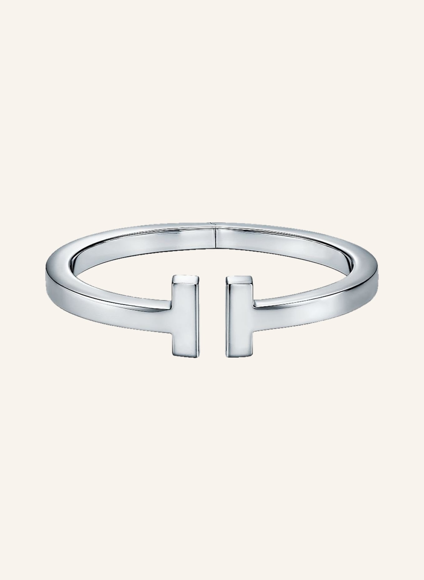 TIFFANY & Co. Tiffany T Square ARMREIF aus Sterlingsilber: SILBER