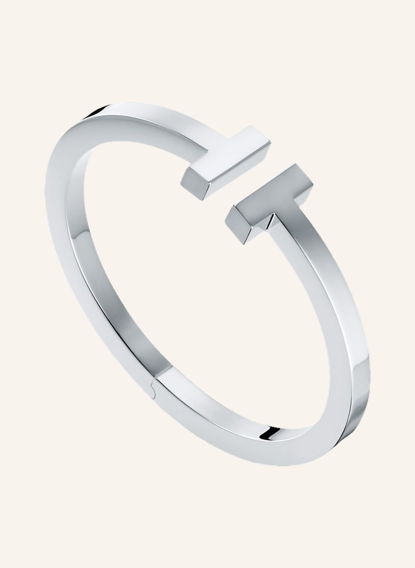 TIFFANY & Co. Tiffany T Square ARMREIF aus Sterlingsilber: SILBER