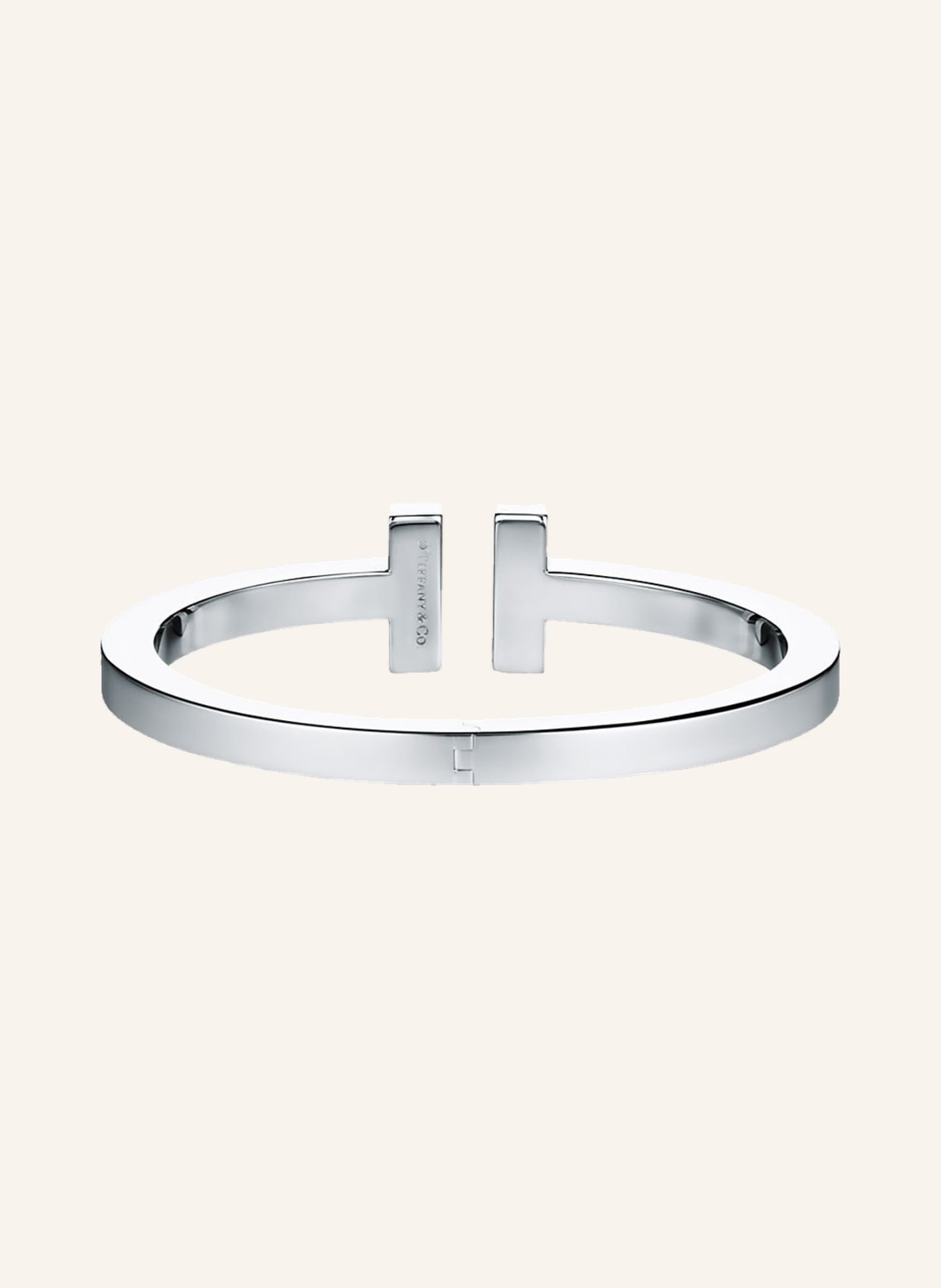 TIFFANY & Co. Tiffany T Square ARMREIF aus Sterlingsilber: SILBER