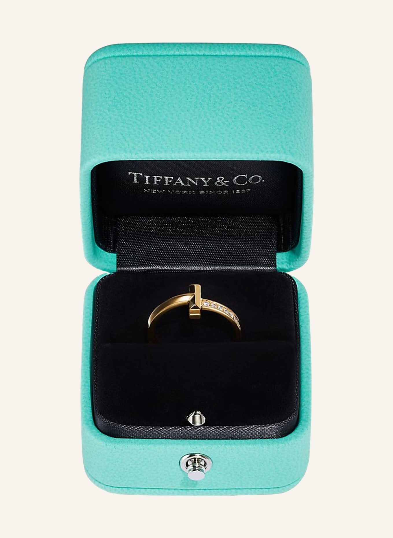 TIFFANY & Co. Ring TIFFANY T T ONE aus 18 Karat Gold mit Diamanten, Farbe: GOLD (Bild 4)
