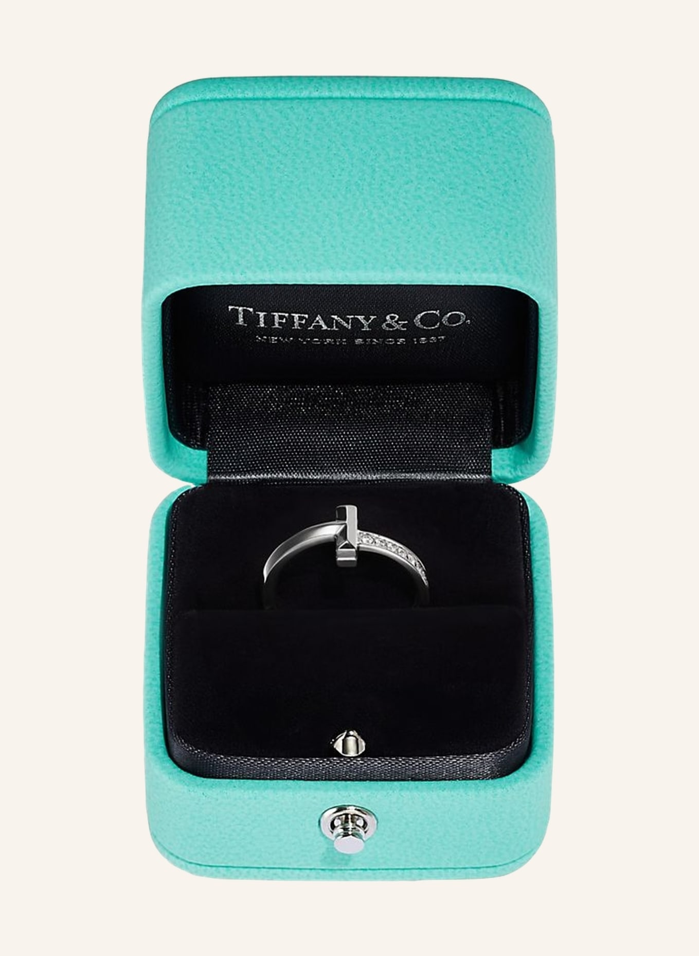TIFFANY & Co. Ring TIFFANY T T ONE aus 18 Karat Weißgold mit Diamanten, Farbe: WEISSGOLD (Bild 4)