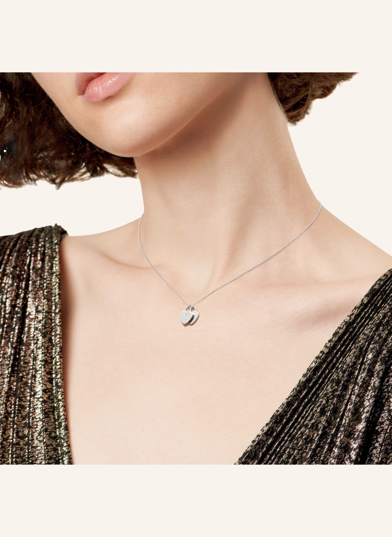TIFFANY & Co. Naszyjnik z zawieszką w kształcie serca RETURN TO TIFFANY™ ze srebra sterling, z diamentem, Kolor: SREBRNY (Obrazek 5)