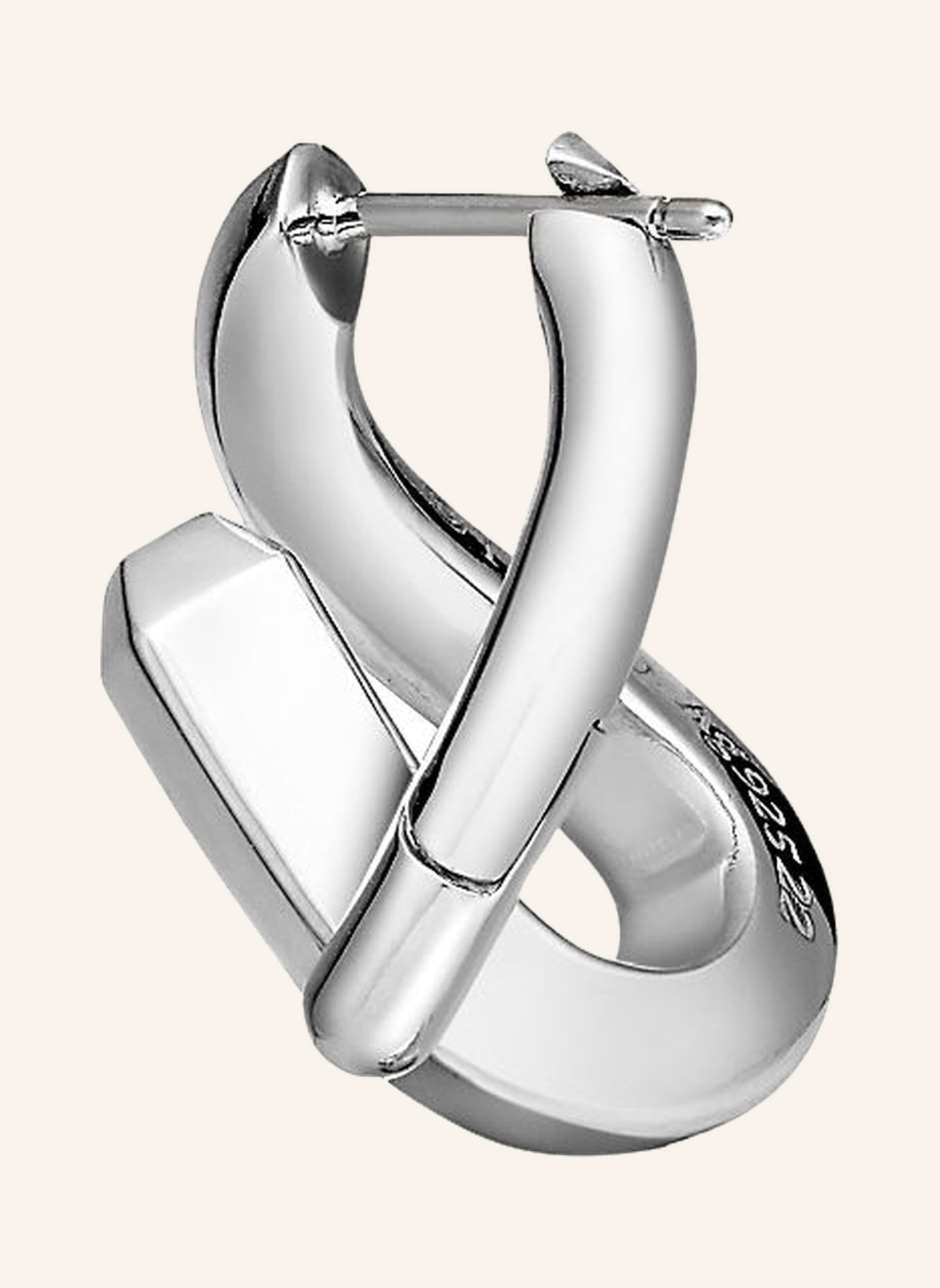 TIFFANY & Co. Eingliedrige Ohrringe TIFFANY FORGE aus hochglanzpoliertem Sterlingsilber, Farbe: SILBER (Bild 2)
