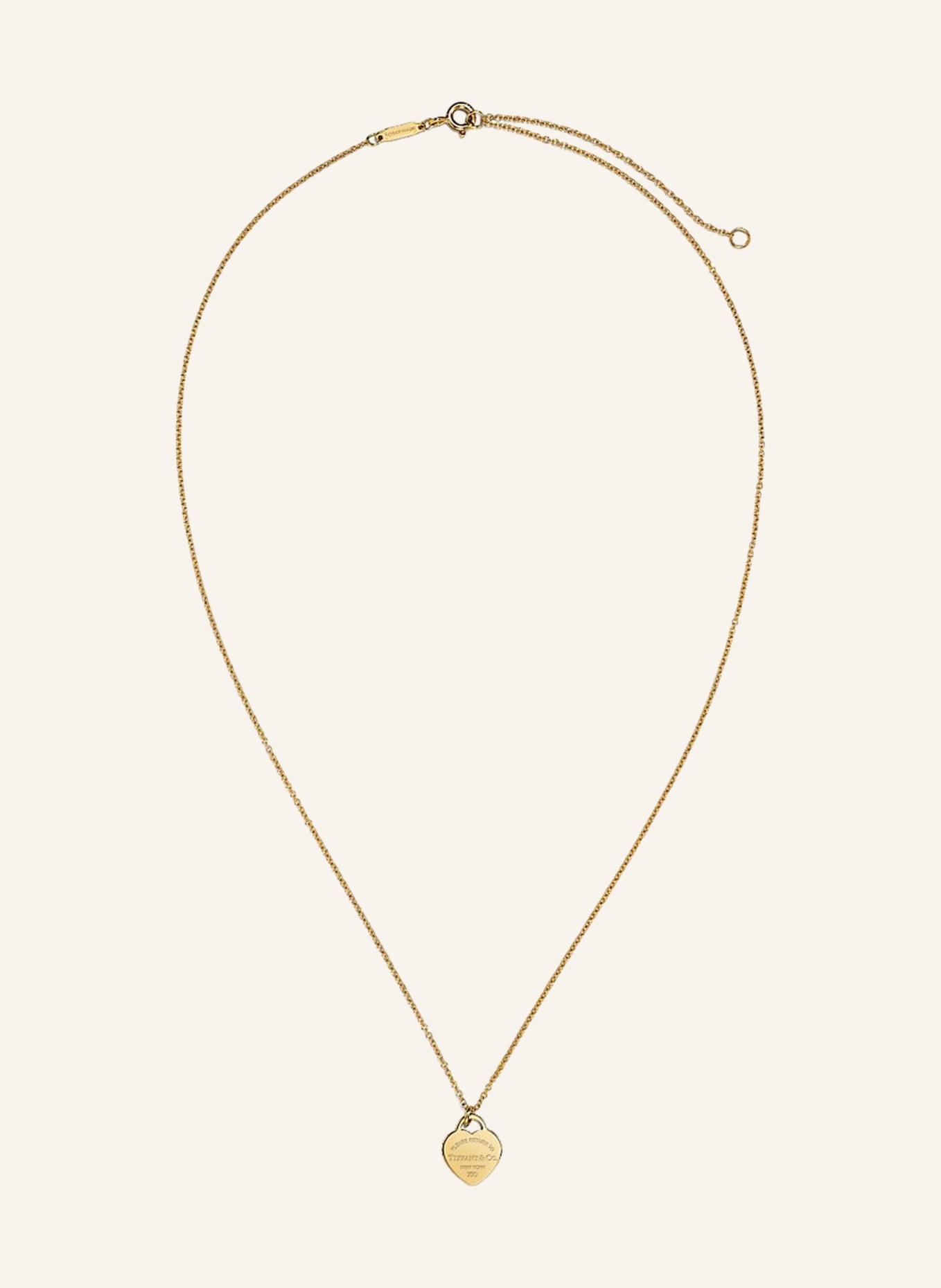 TIFFANY & Co. Naszyjnik z zawieszką w kształcie serca RETURN TO TIFFANY™ z 18-karatowego żółtego złota, Kolor: ZŁOTY (Obrazek 2)