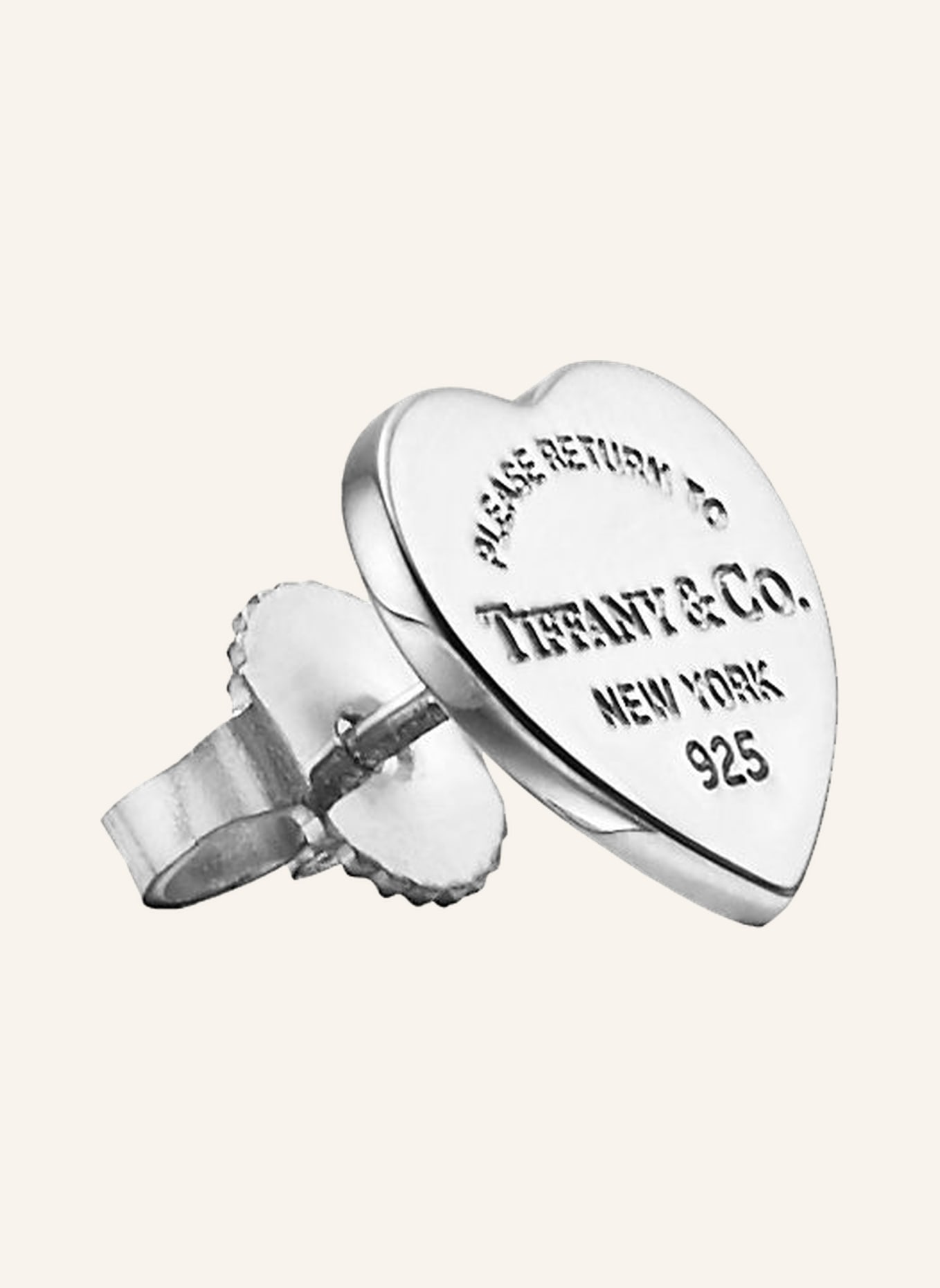 TIFFANY & Co. Zestaw naszyjnik z zawieszkami i kolczyki w kształcie serca RETURN TO TIFFANY™, Kolor: SREBRNY (Obrazek 2)