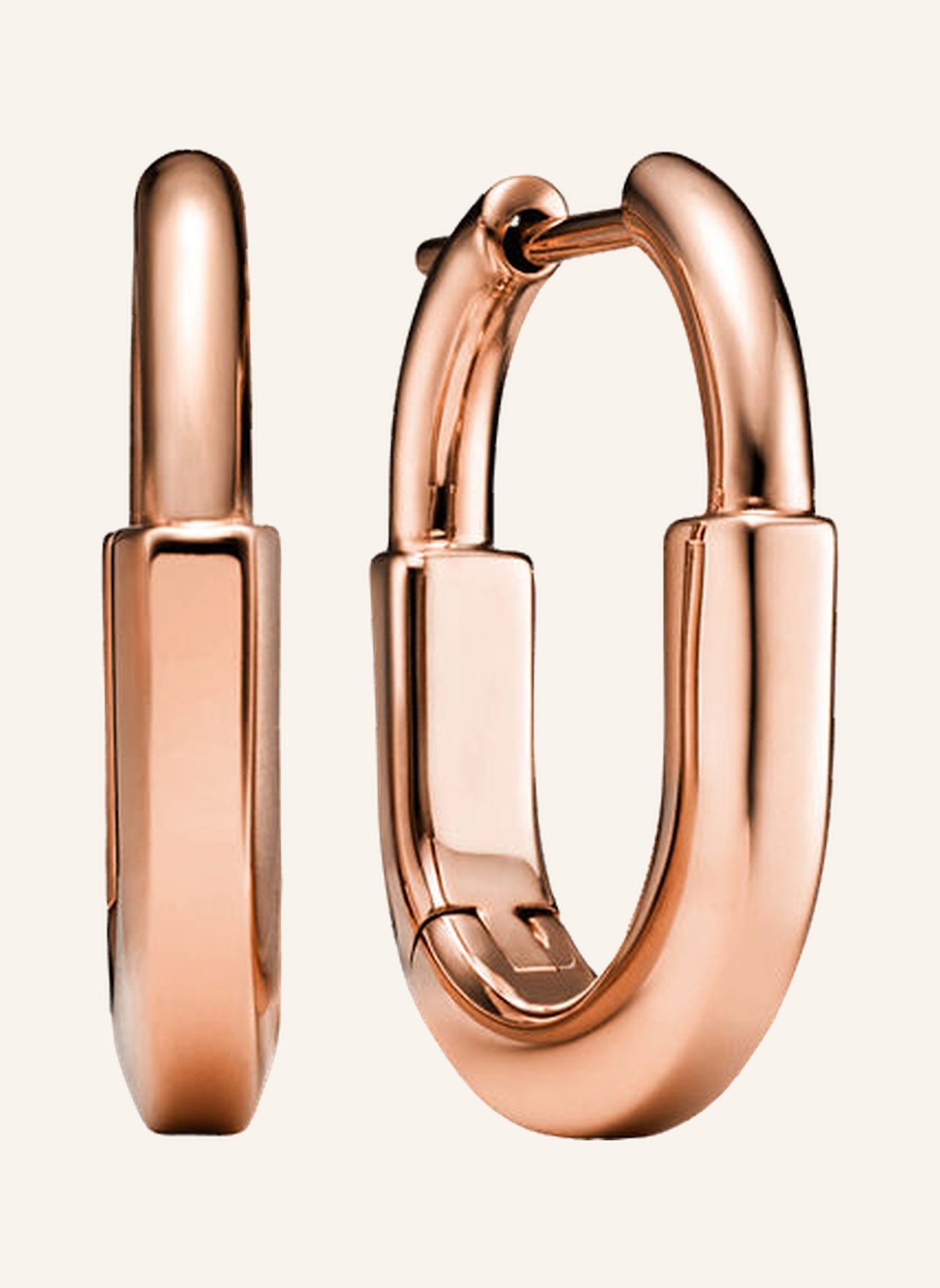 TIFFANY & Co. Ohrringe TIFFANY LOCK aus 18 Karat Roségold, Farbe: ROSÉGOLD (Bild 1)