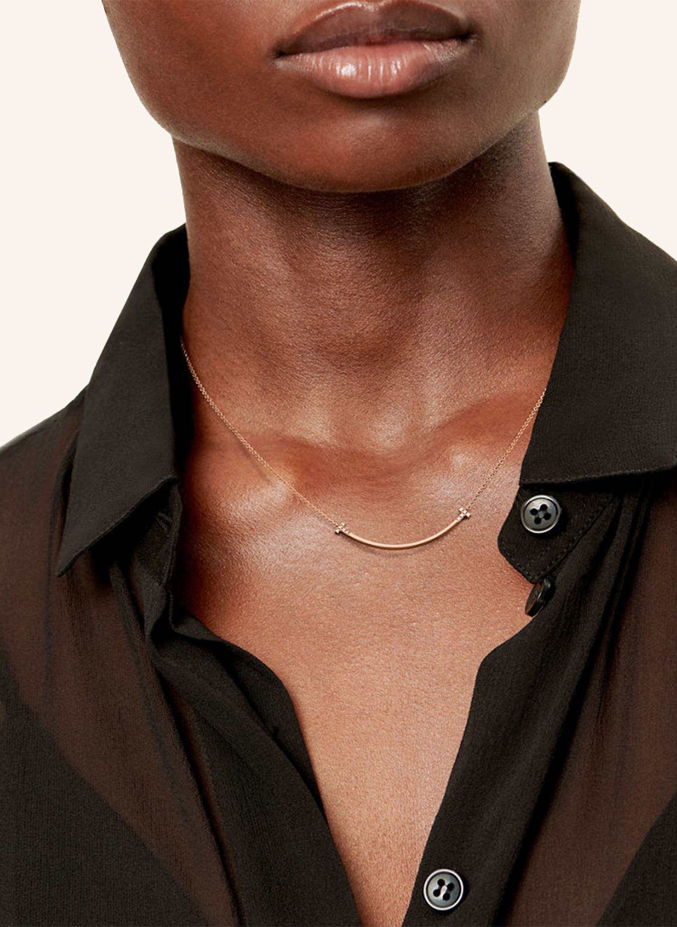 TIFFANY & Co. Halskette TIFFANY T: ROSÉGOLD