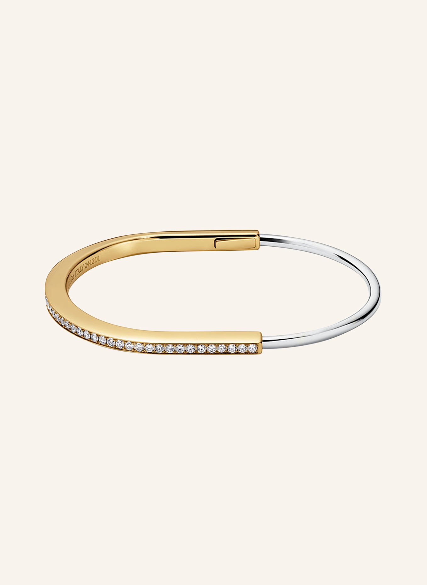 TIFFANY & Co. Armreif TIFFANY LOCK: GOLD/ WEISSGOLD