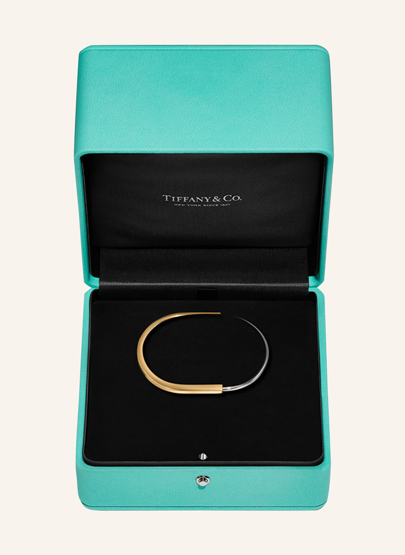 TIFFANY & Co. Armreif TIFFANY LOCK: GOLD/ WEISSGOLD