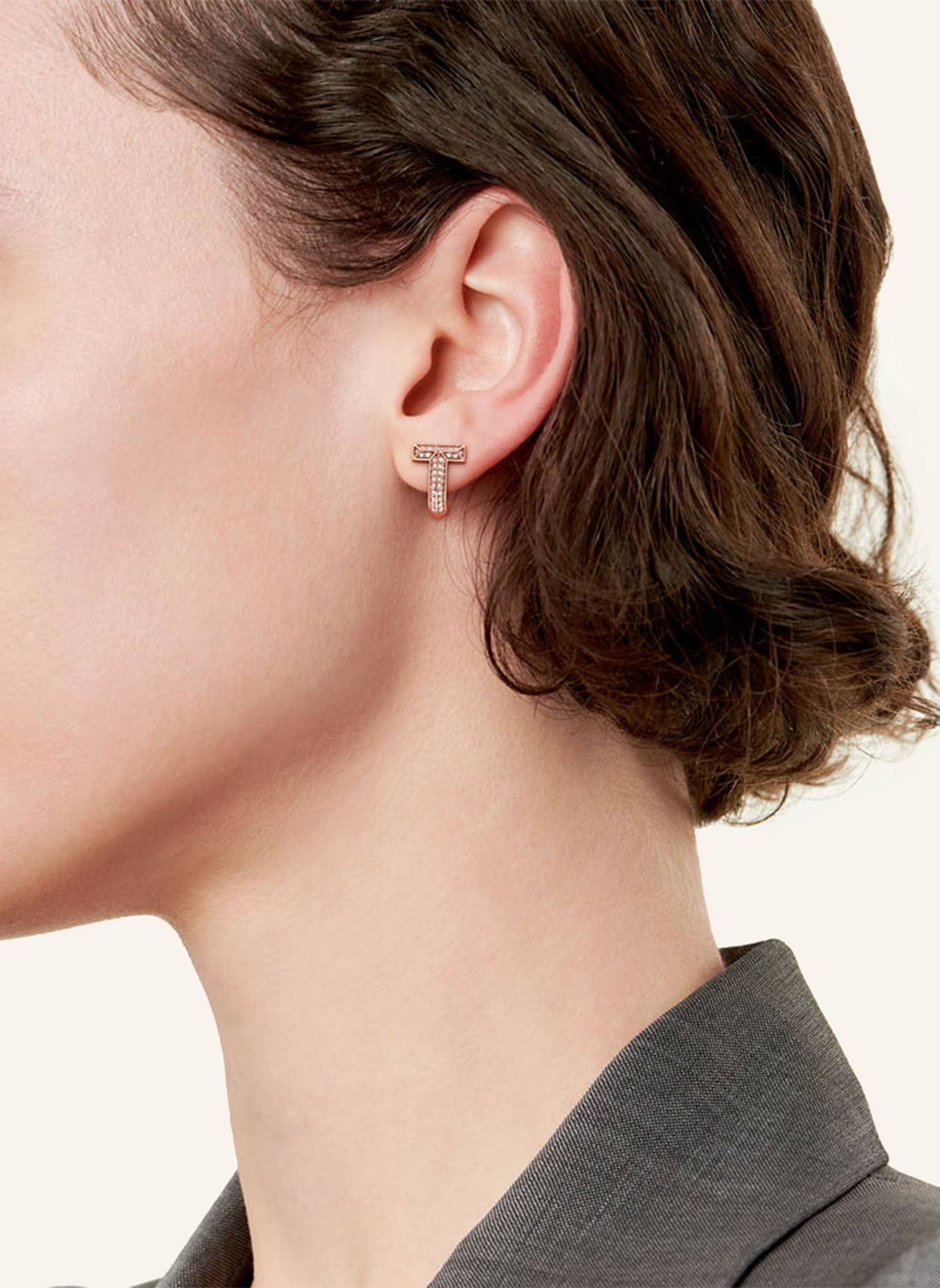 TIFFANY & Co. Ohrringe TIFFANY T: ROSÉGOLD