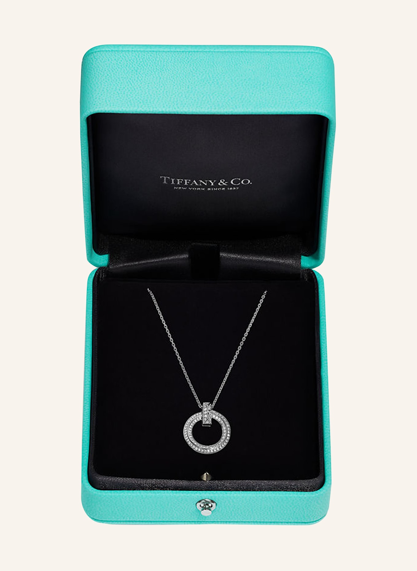 TIFFANY & Co. Naszyjnik TIFFANY T: BIAŁOZŁOTY