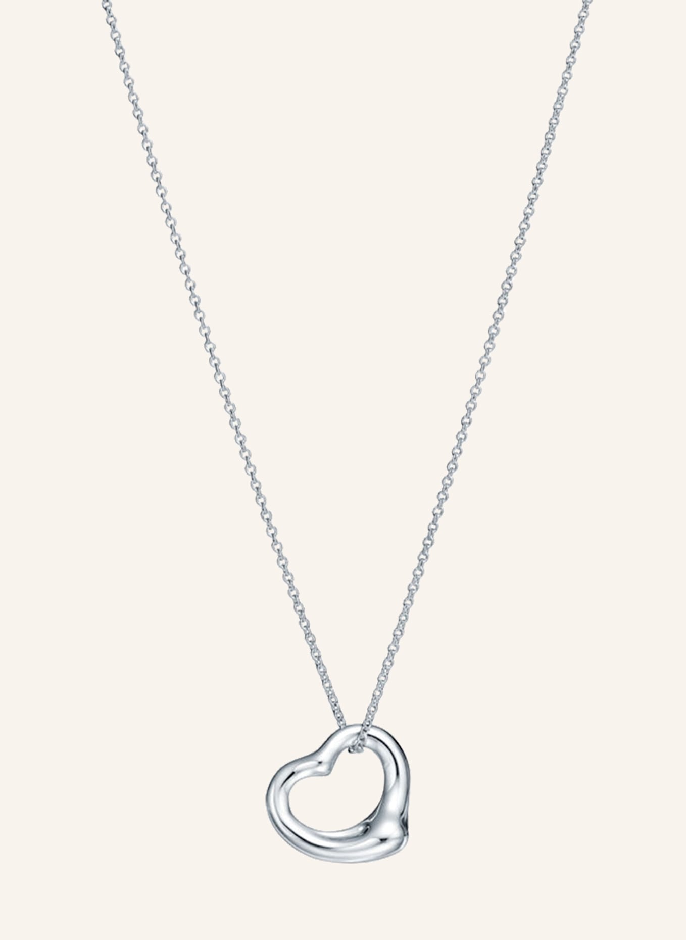TIFFANY & Co. Halskette ELSA PERETTI® OPEN HEART: SILBER