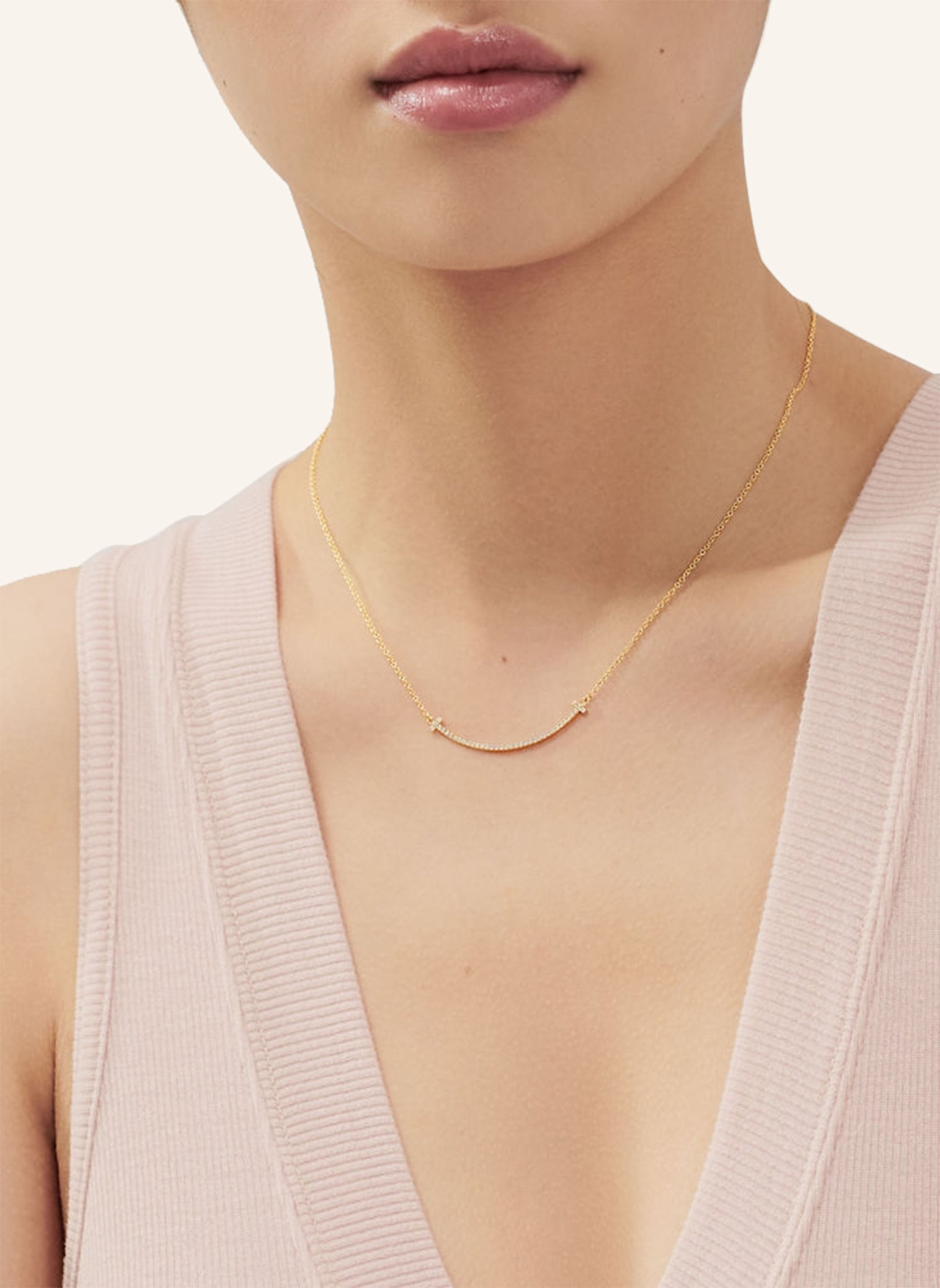 TIFFANY & Co. Halskette TIFFANY T SMILE: GOLD