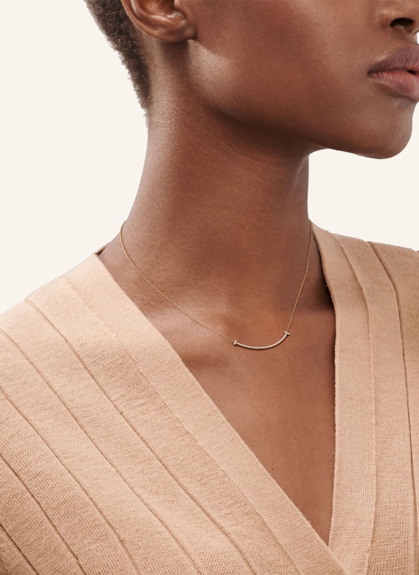 TIFFANY & Co. Halskette TIFFANY T SMILE: GOLD