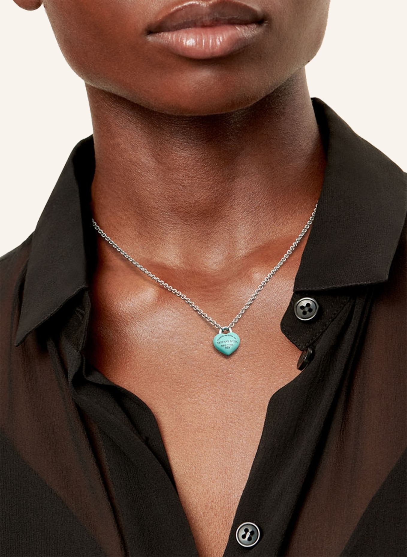 TIFFANY & Co. Halskette RETURN TO TIFFANY FULL HEART: SILBER