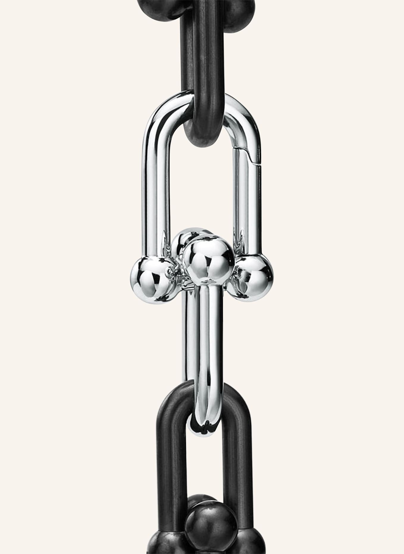 TIFFANY & Co. Bransoletka RETURN TO TIFFANY®: SREBRNY/ CZARNY