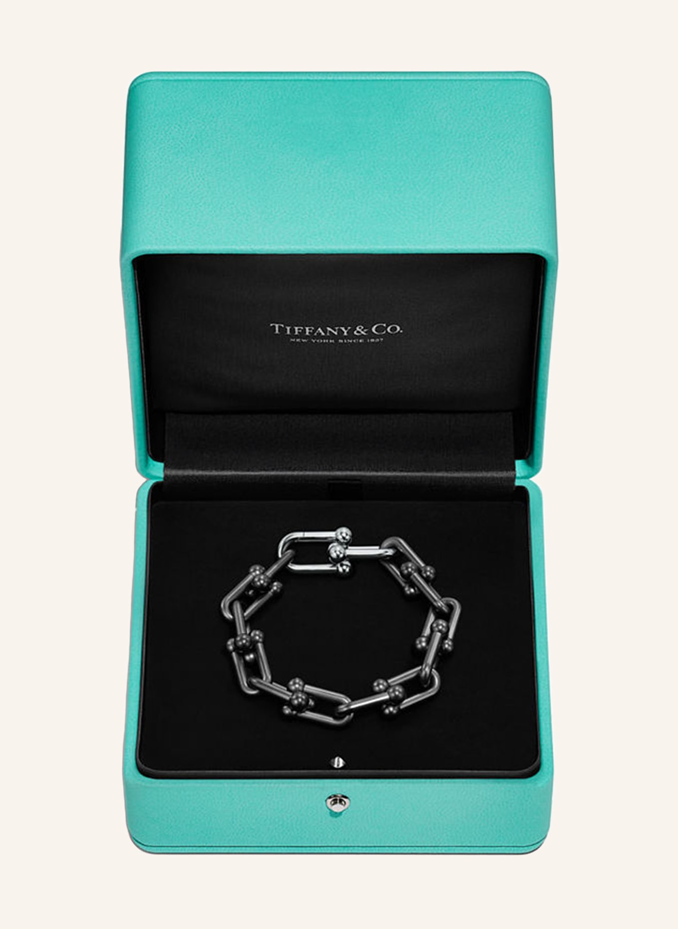 TIFFANY & Co. Bransoletka RETURN TO TIFFANY®: SREBRNY/ CZARNY
