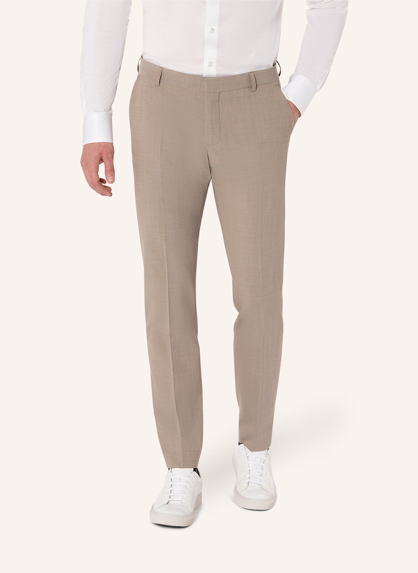 BENVENUTO Anzughose IAGO SLIM FIT: BEIGE