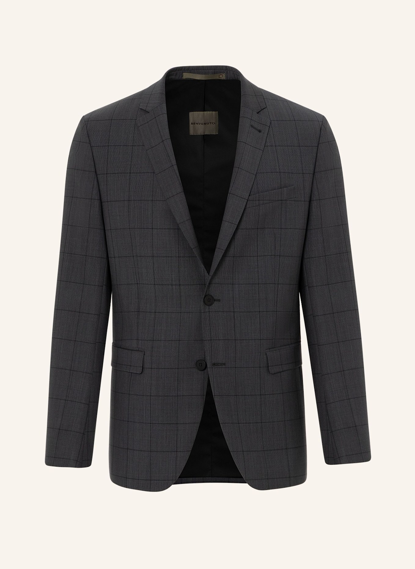 BENVENUTO Anzugsakko OTHELLO SLIM FIT: DUNKELGRAU
