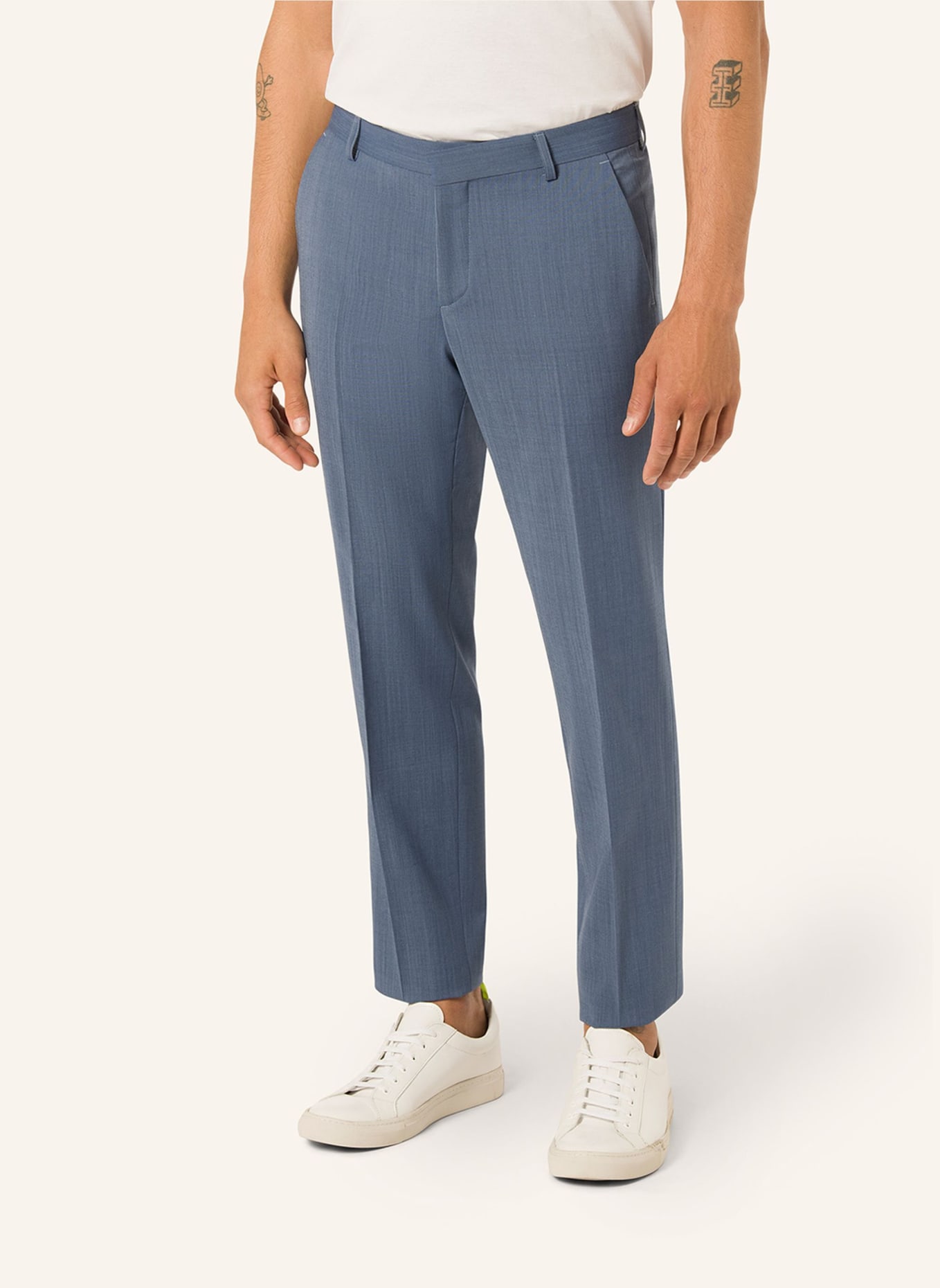 BENVENUTO Anzughose IAGO SLIM FIT: BLAU