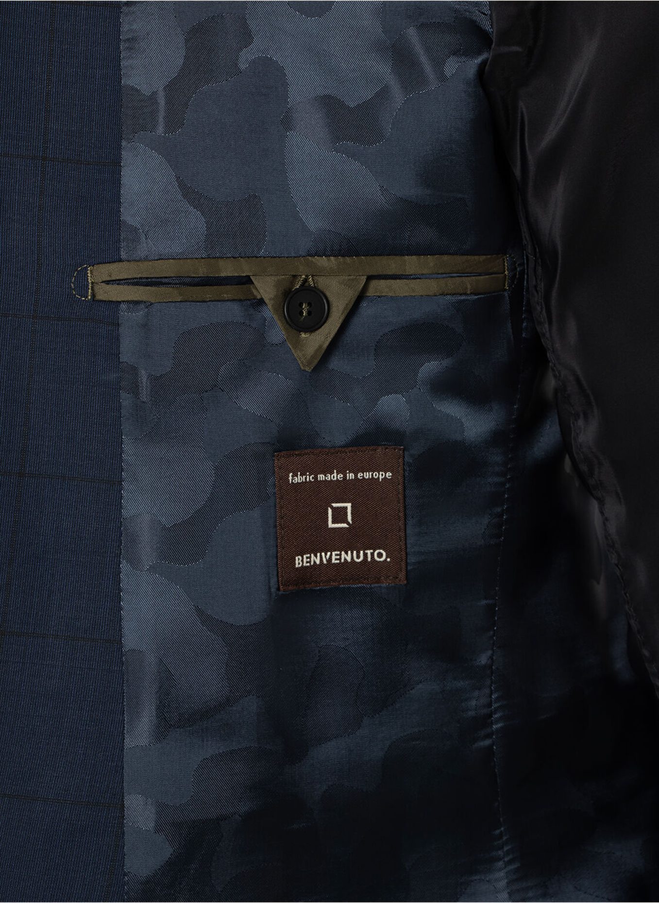 BENVENUTO Anzugsakko OTHELLO SLIM FIT: DUNKELBLAU