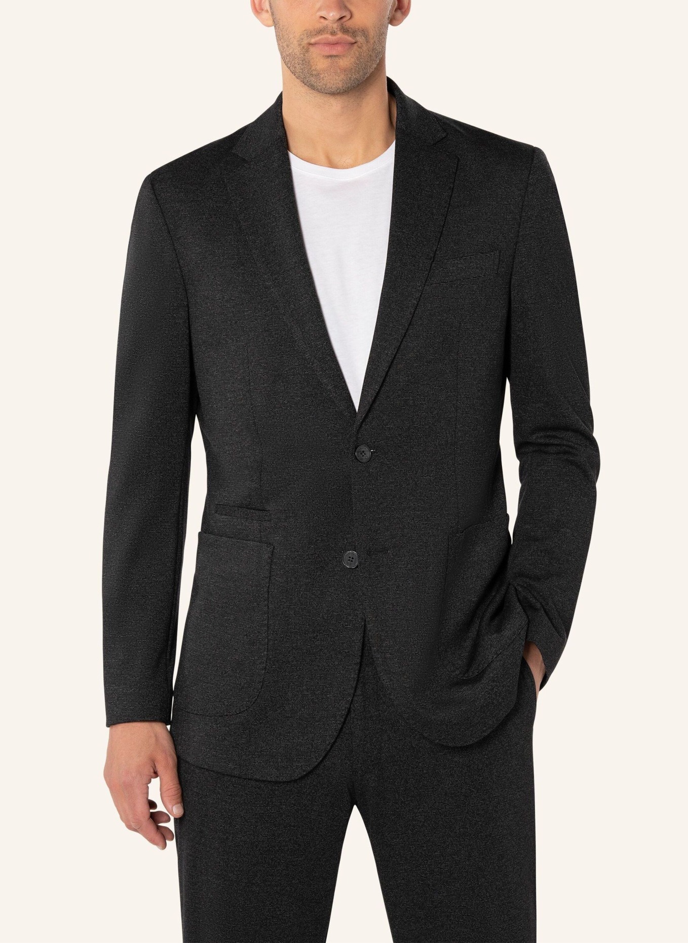 BENVENUTO Anzugsakko MATTHEO MODERN FIT: SCHWARZ