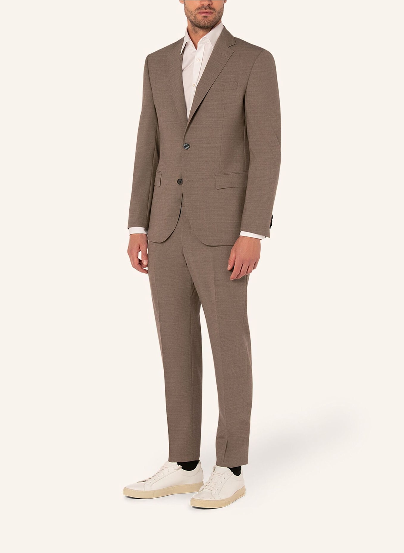 BENVENUTO Anzugsakko MARIO MODERN FIT: BRAUN