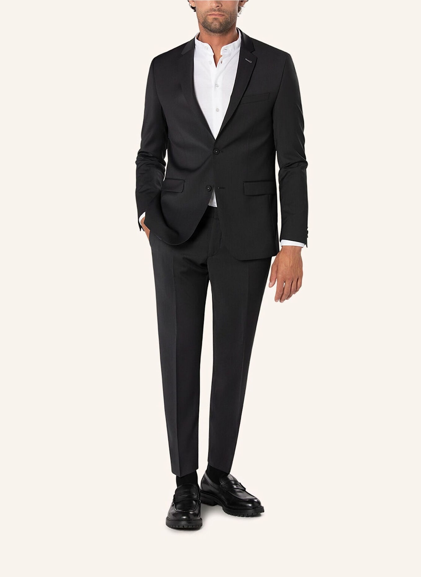 BENVENUTO Anzugsakko OTHELLO SLIM FIT: SCHWARZ