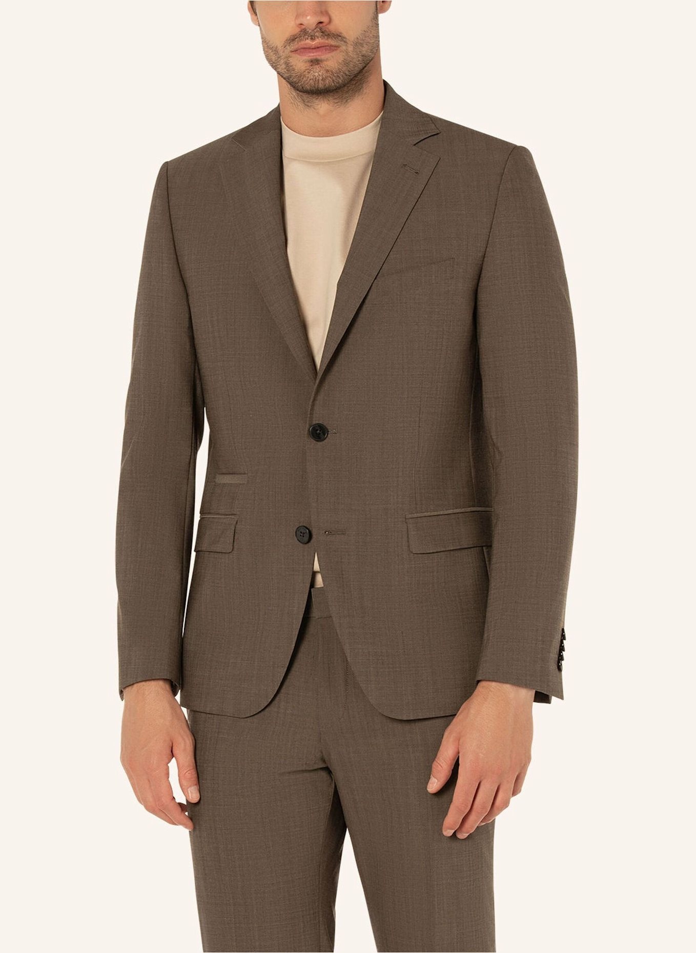 BENVENUTO Einzelsakko SALVI SLIM FIT: BRAUN