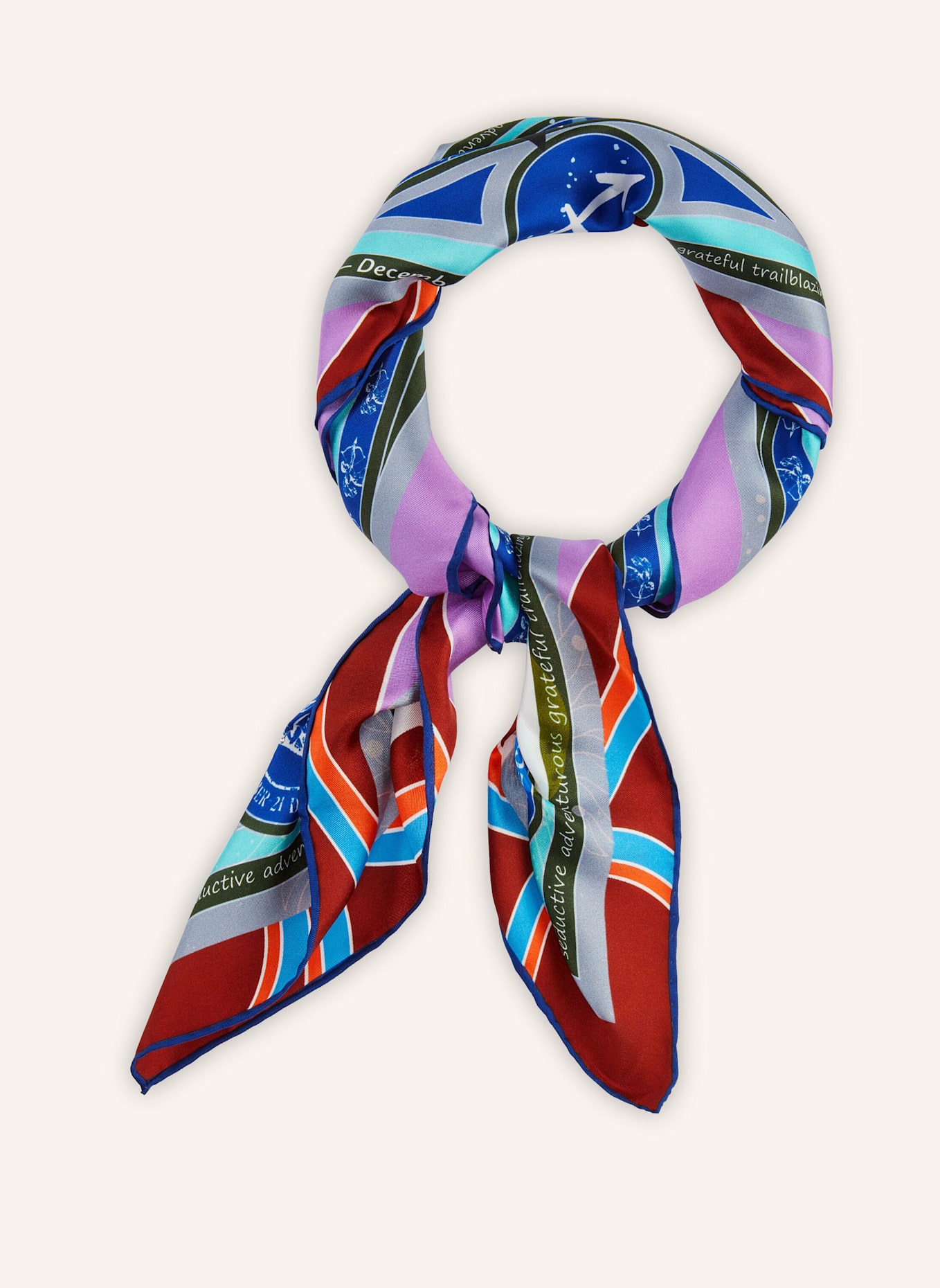 CODELLO Tuch STERNZEICHEN SCHÜTZE: BLAU