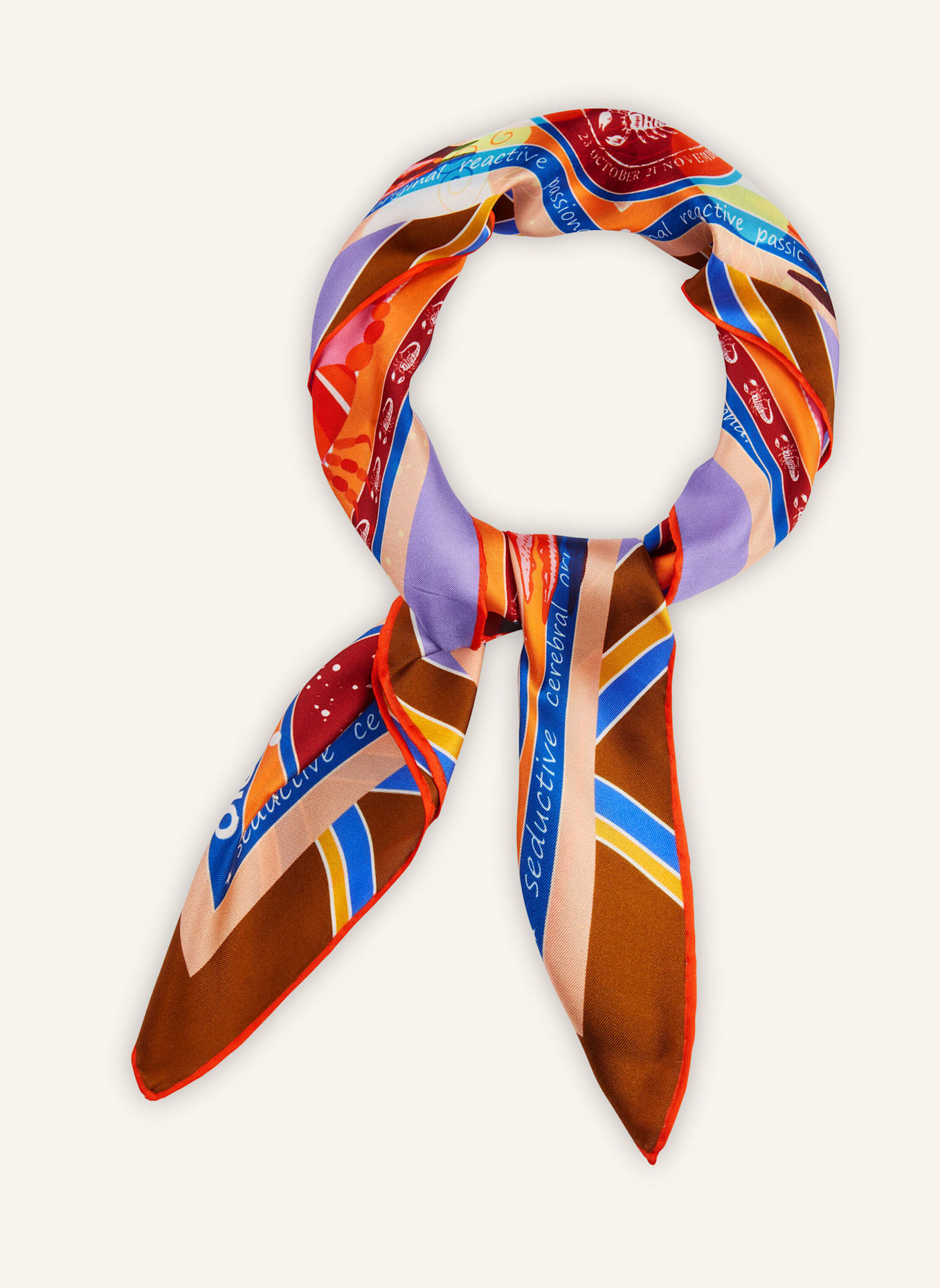 CODELLO Tuch STERNZEICHEN SKORPION: ROSA