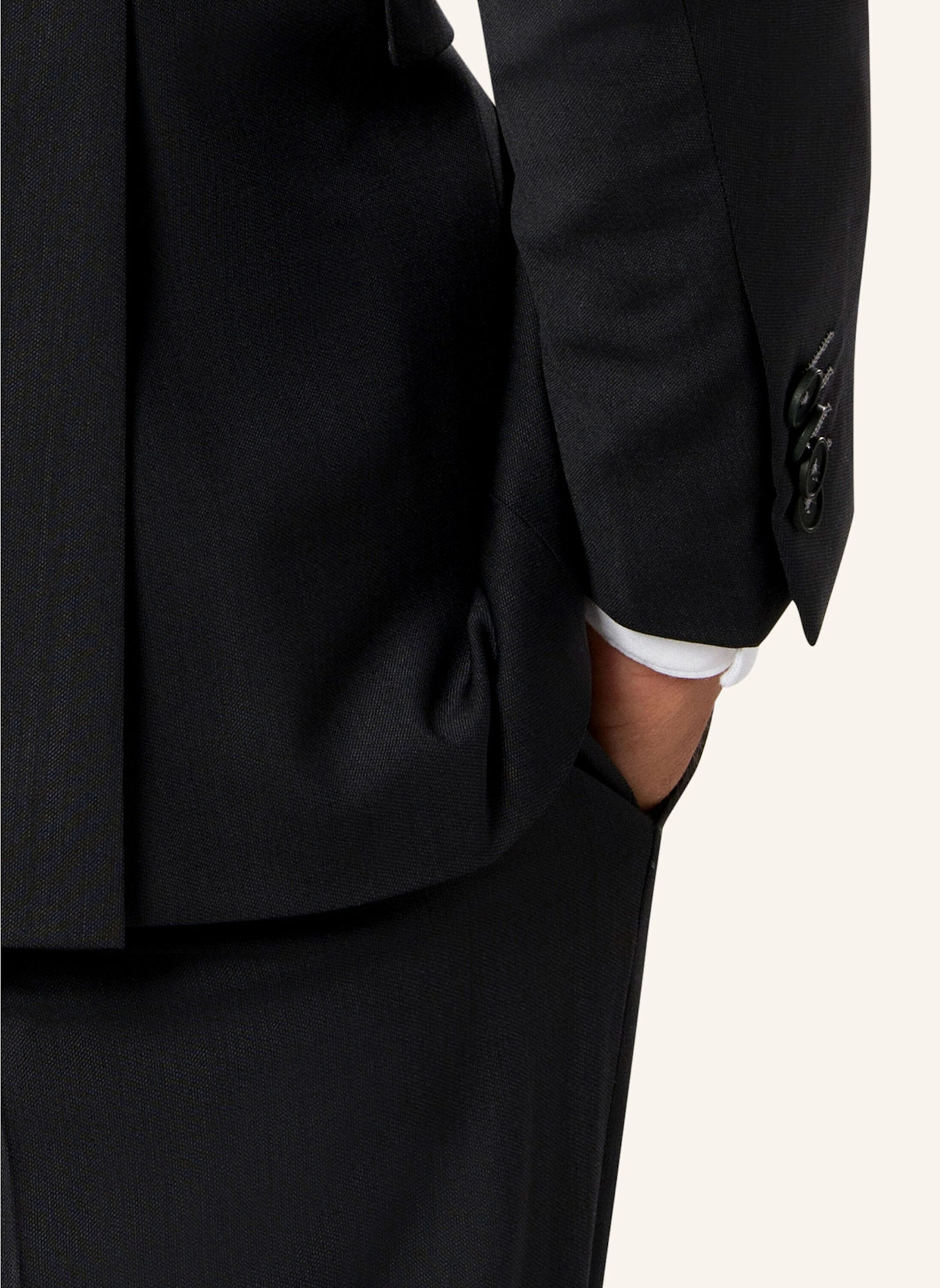 BENVENUTO Anzugsakko OTHELLO SLIM FIT: SCHWARZ