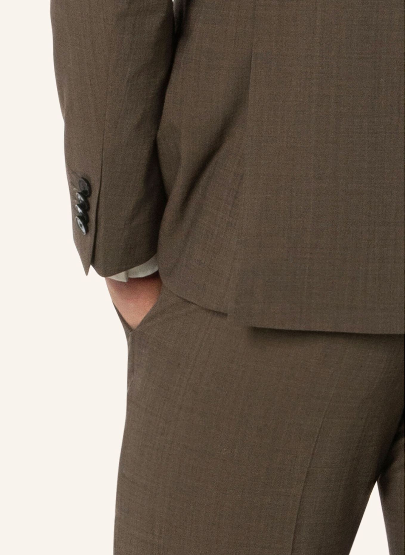 BENVENUTO Einzelsakko SALVI SLIM FIT: BRAUN