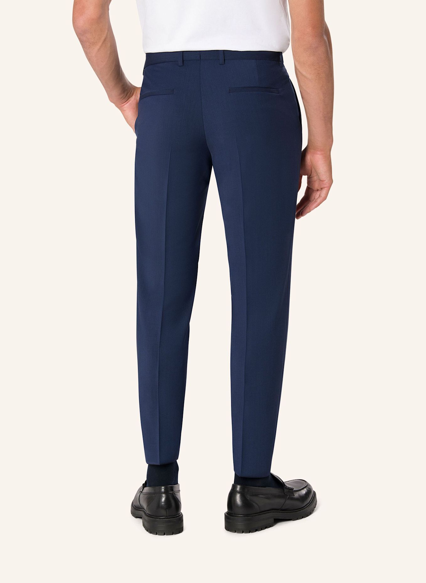 BENVENUTO Anzughose IAGO 20848 Slim Fit ANZUGHOSE: DUNKELBLAU