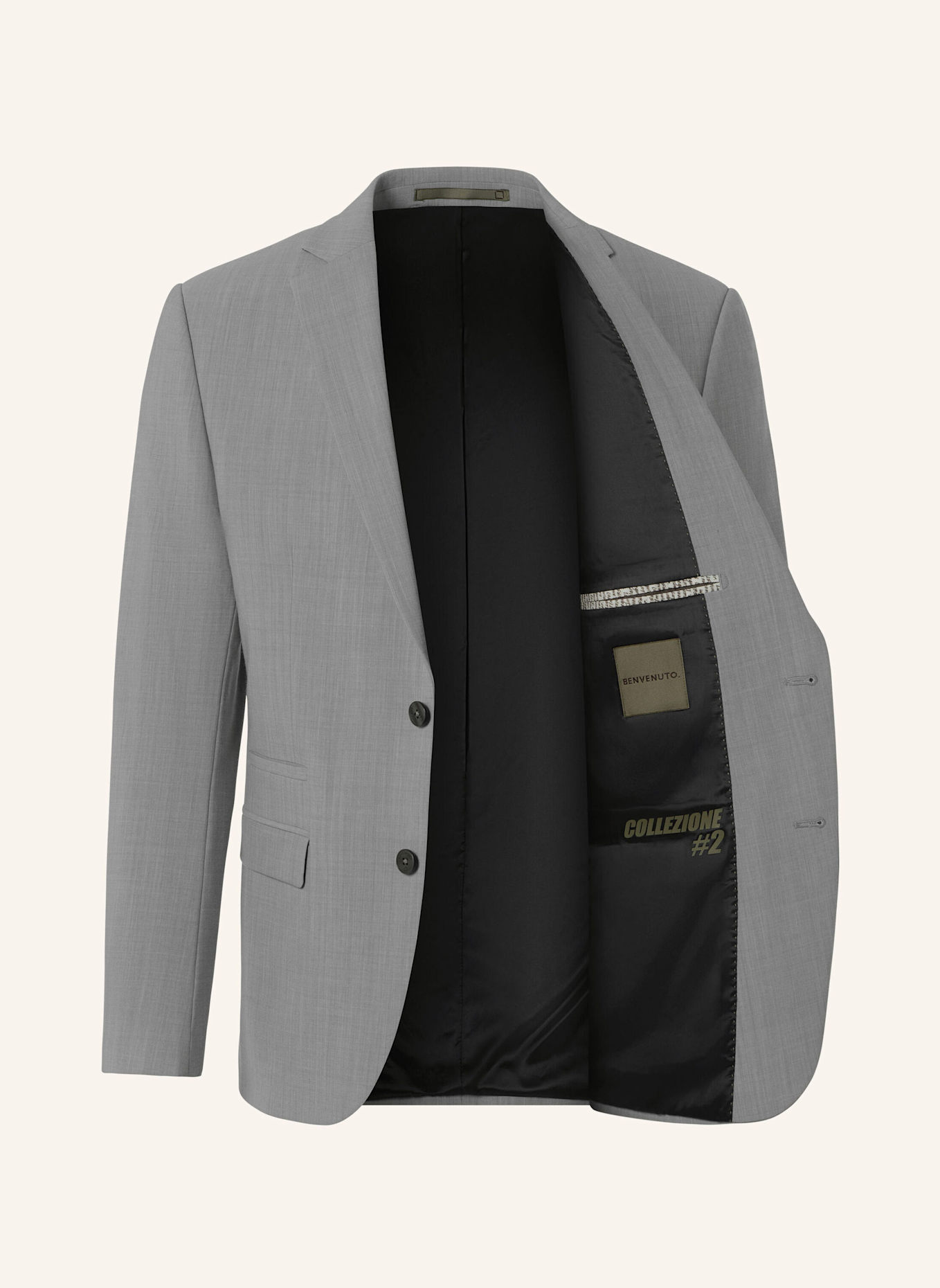 BENVENUTO Anzugsakko SALVI SLIM FIT: GRAU