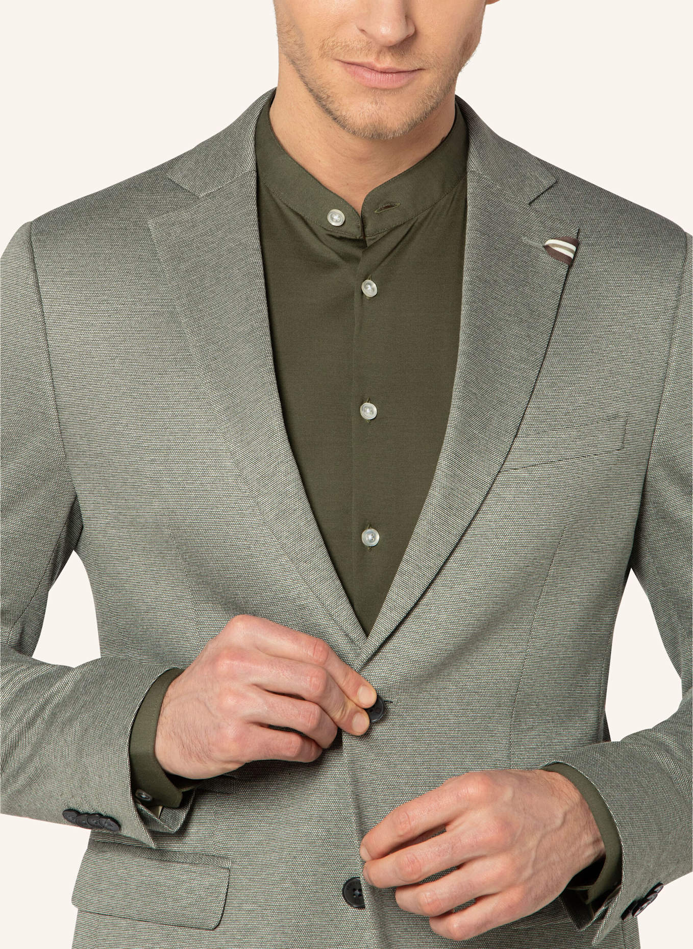 BENVENUTO Anzugsakko MARIO MESSINA: GRÜN