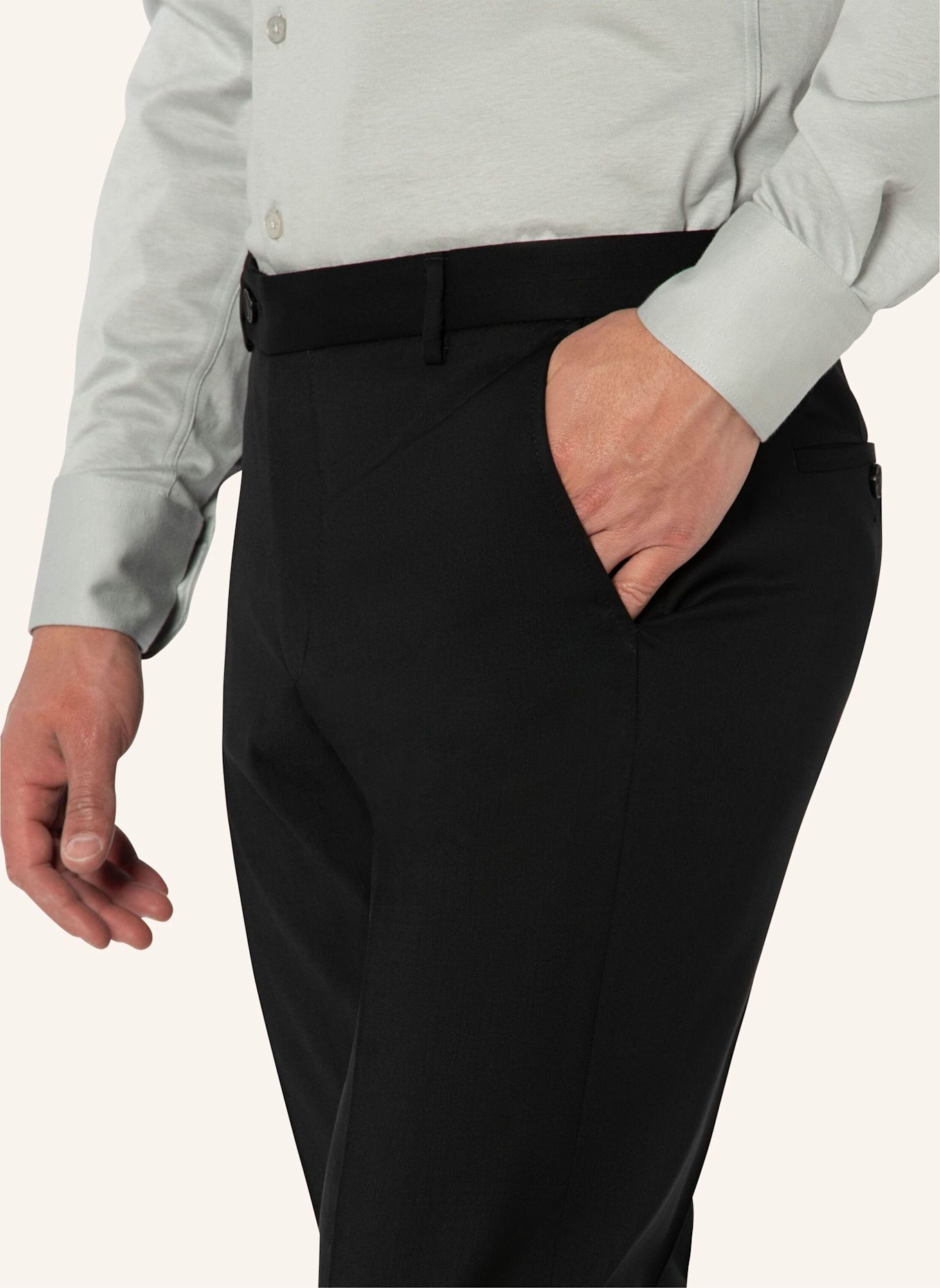 BENVENUTO Anzughose NERO MODERN FIT: SCHWARZ