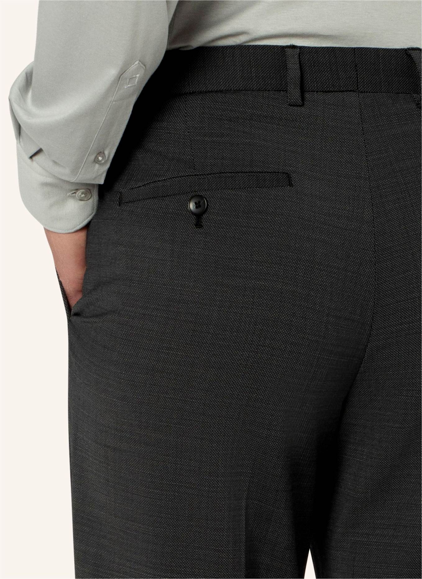 BENVENUTO Anzughose - NERO: DUNKELGRAU