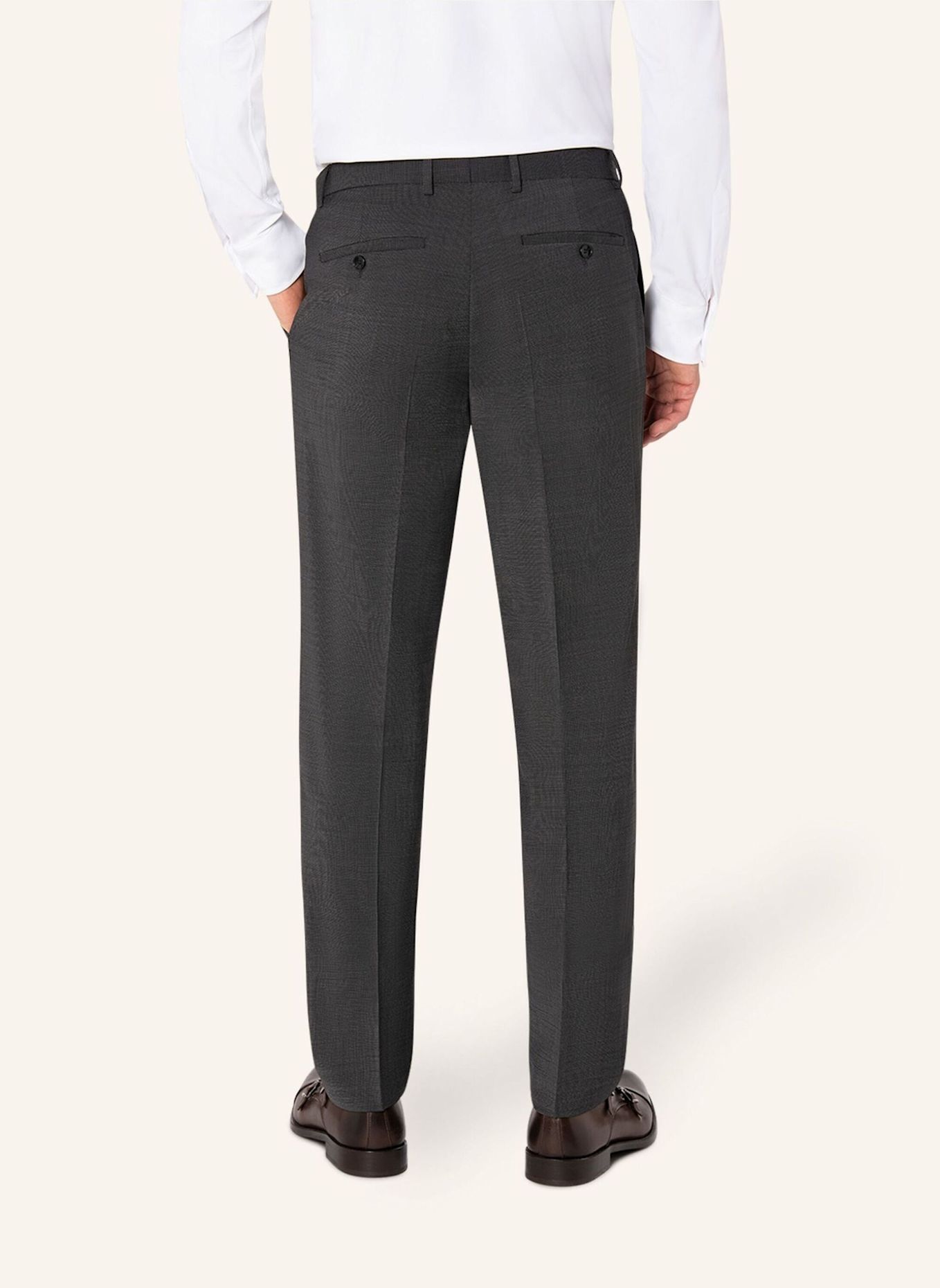 BENVENUTO Anzughose - NERO: DUNKELGRAU