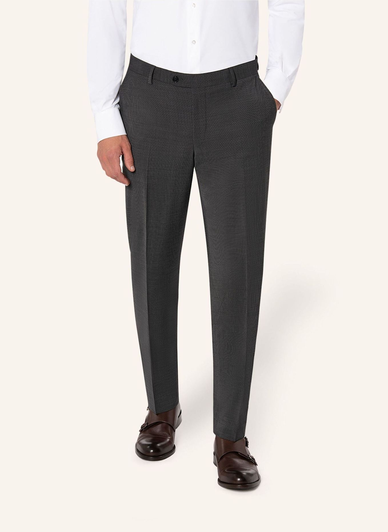 BENVENUTO Anzughose - NERO: DUNKELGRAU